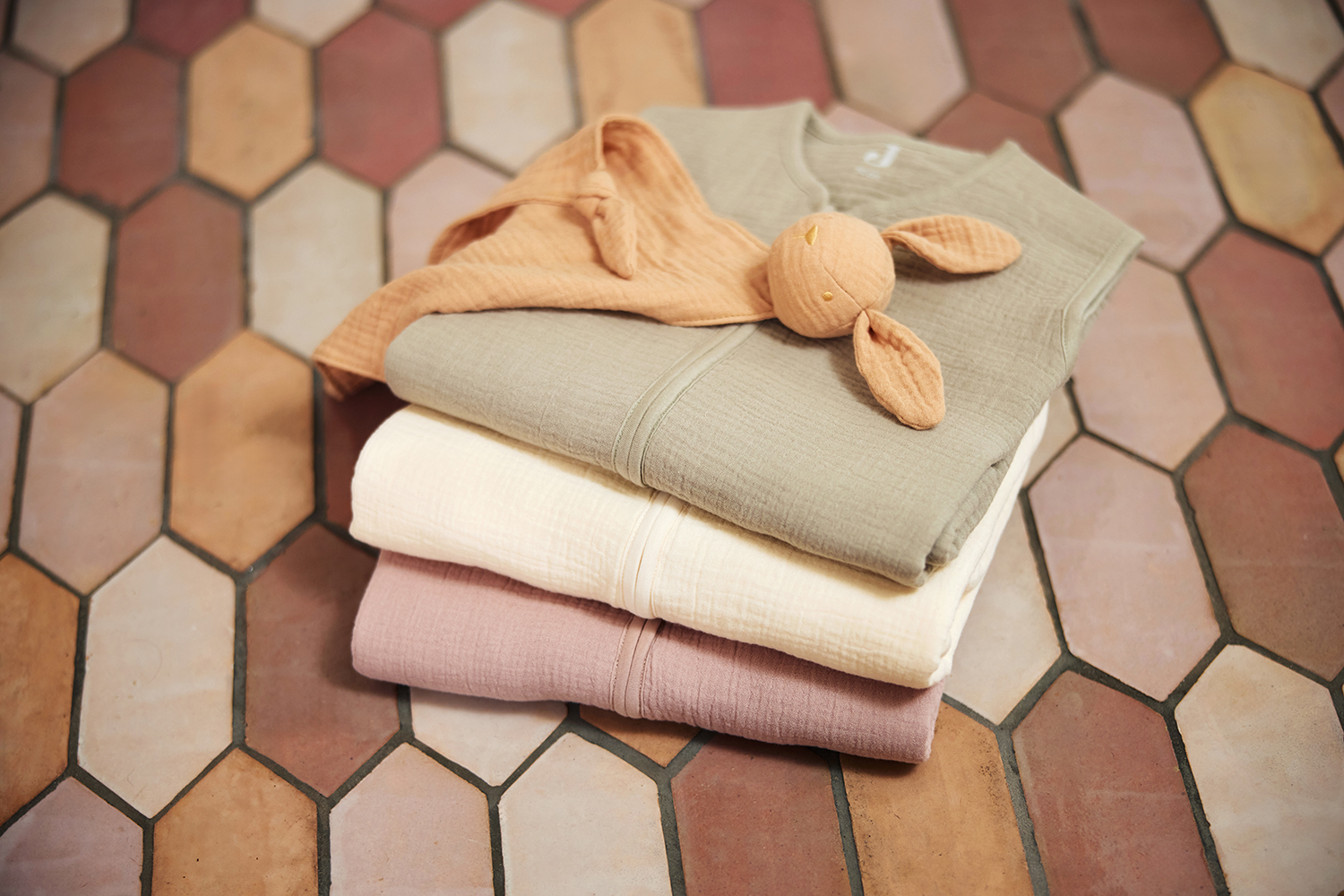 Sommerschlafsack Baumwolle olive (Gr. 90 cm)