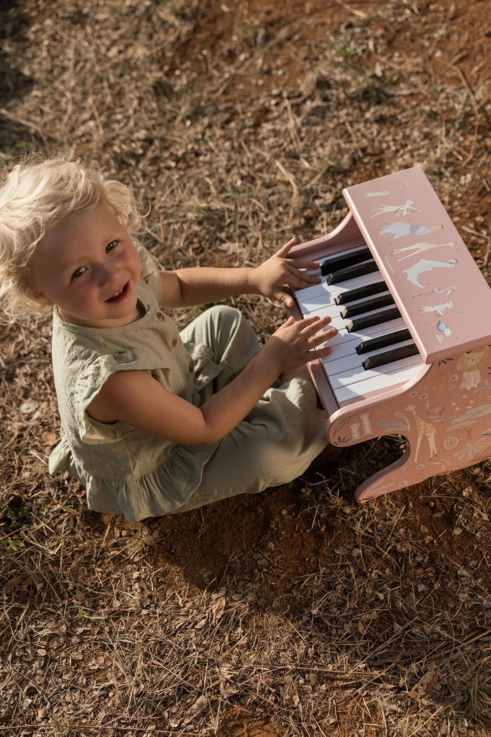 Piano / Holzklavier - Safari Friends rosa