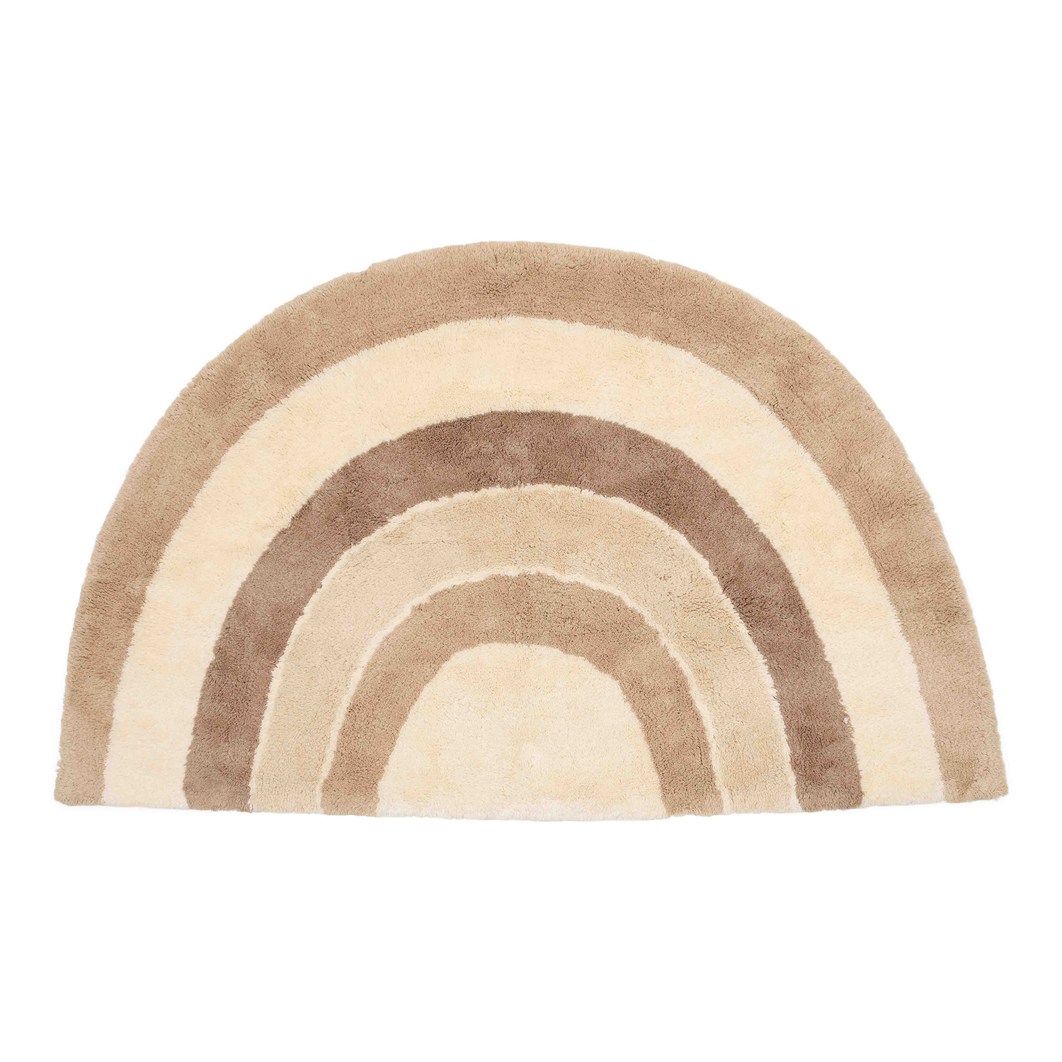 Teppich in Regenbogenform - Essentials beige (80x130 cm)