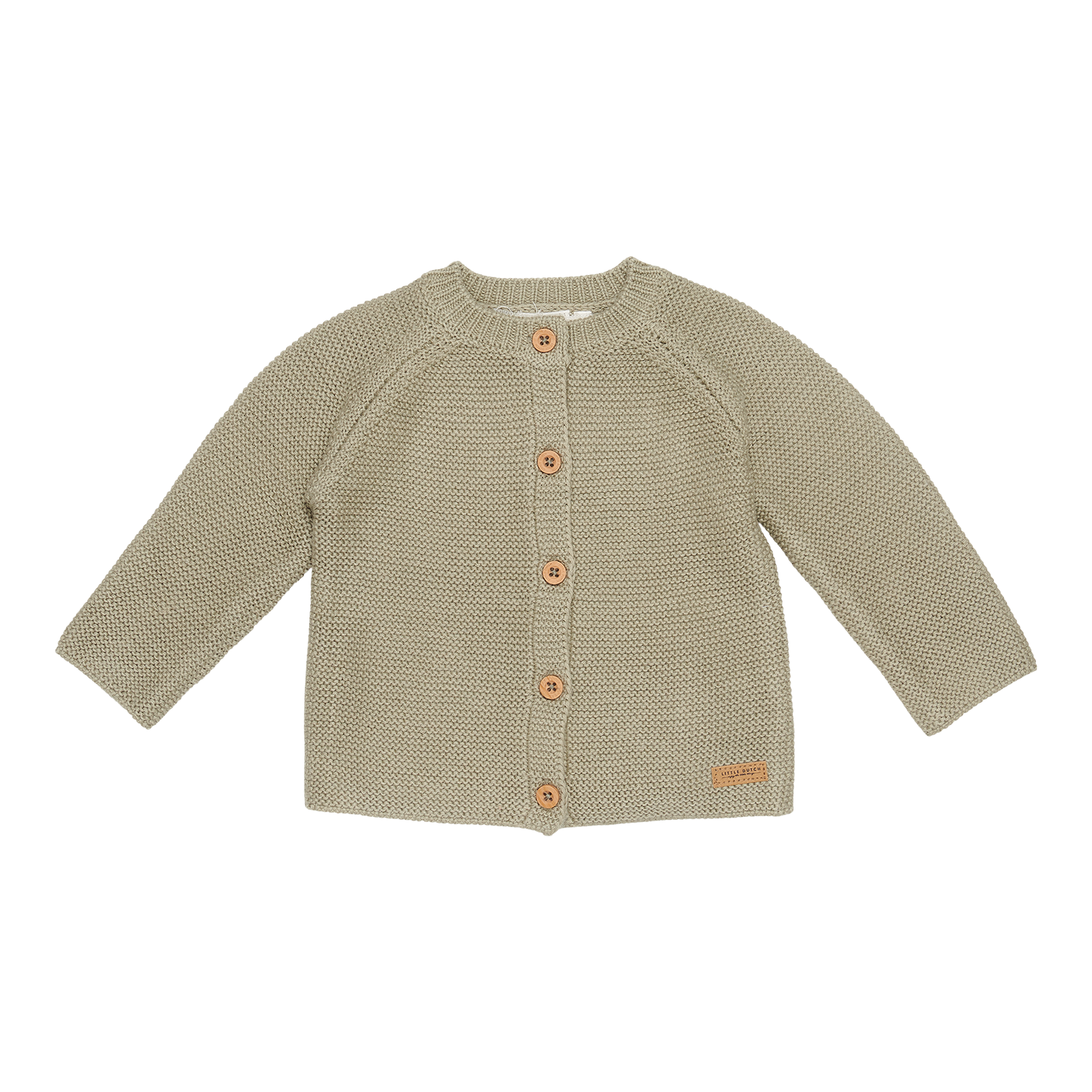 Strickjacke olive (Gr. 80)