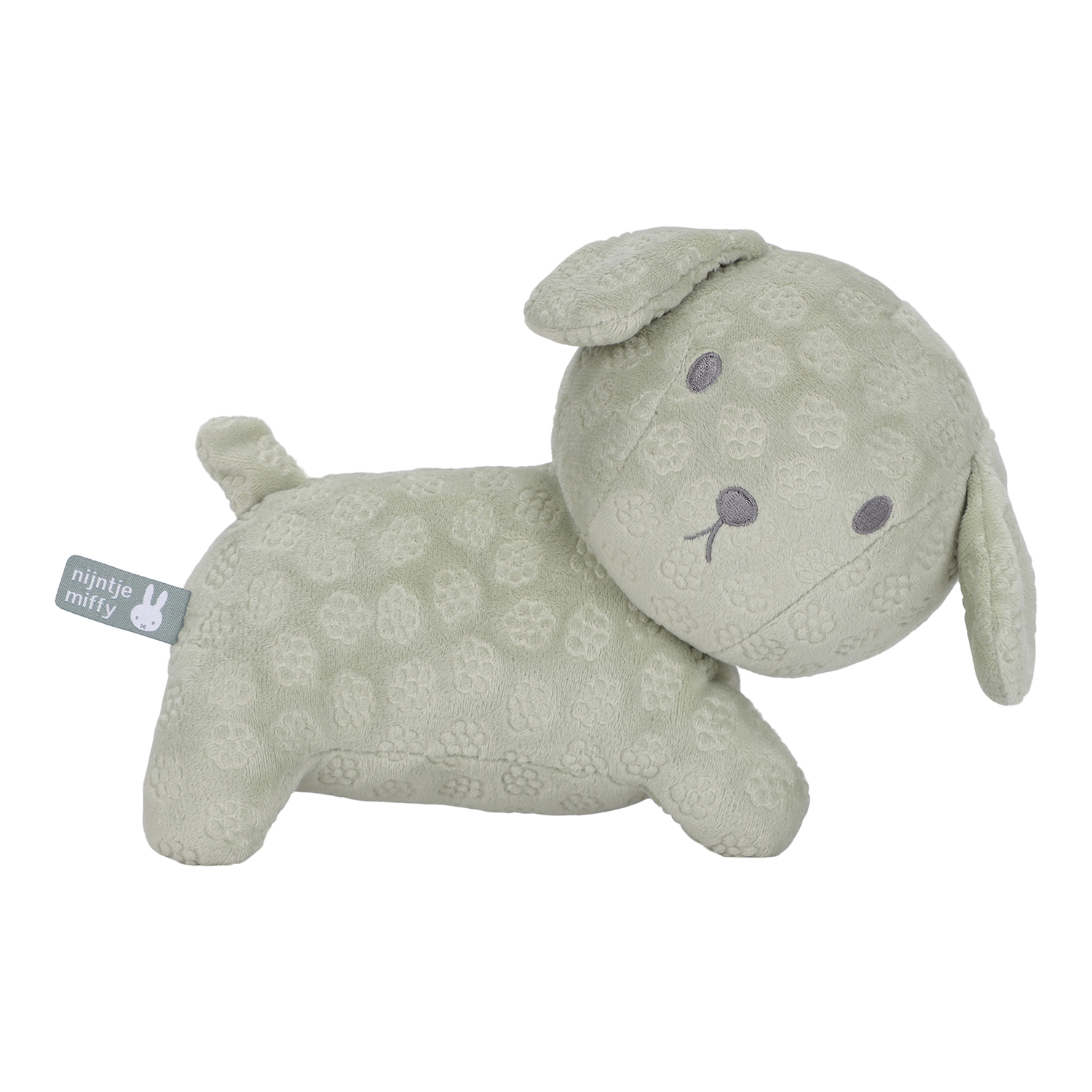 Stofftier Kuscheltier Hund Snuffie - Green Flower (25 cm)
