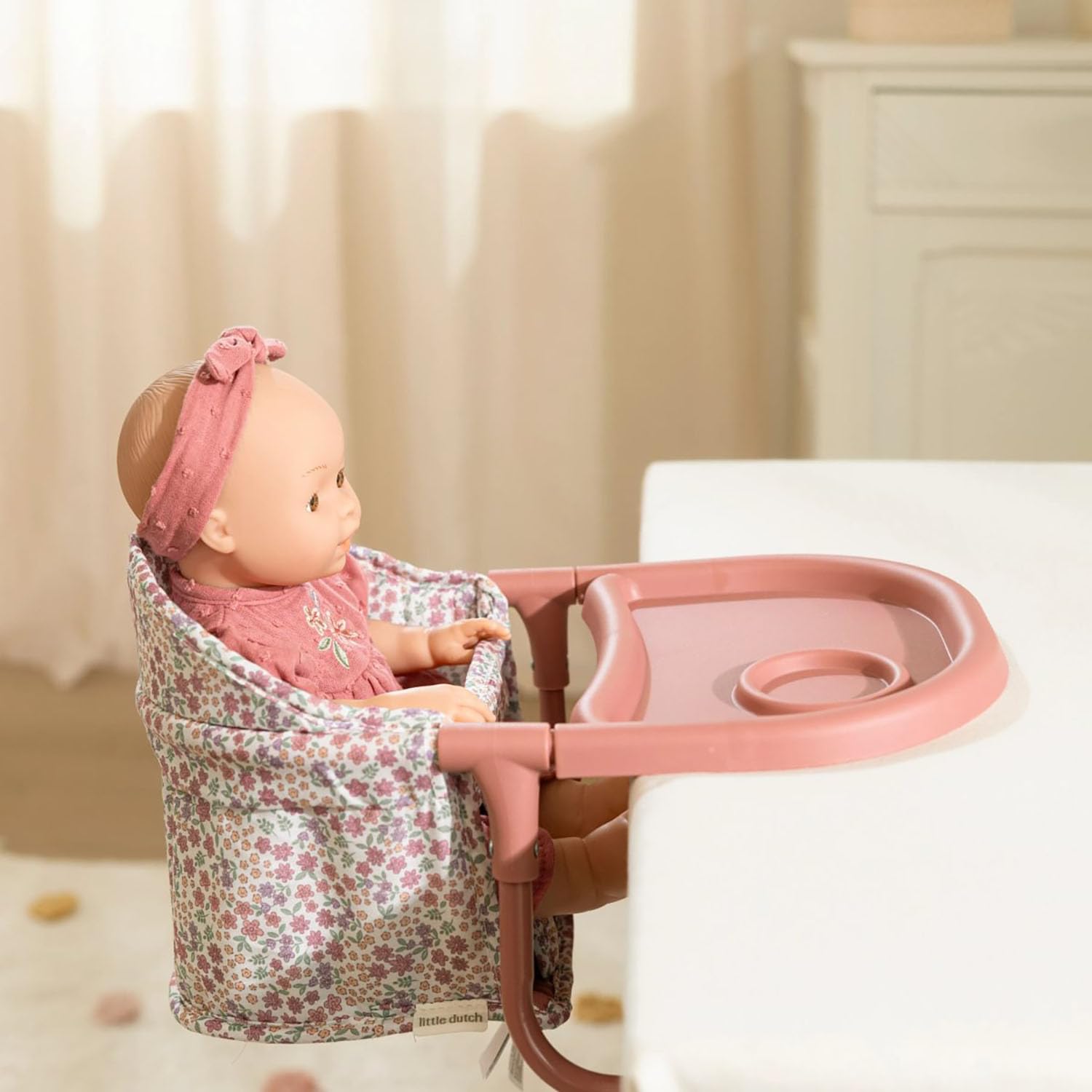 Tischstuhl für Puppen - Essentials rosa