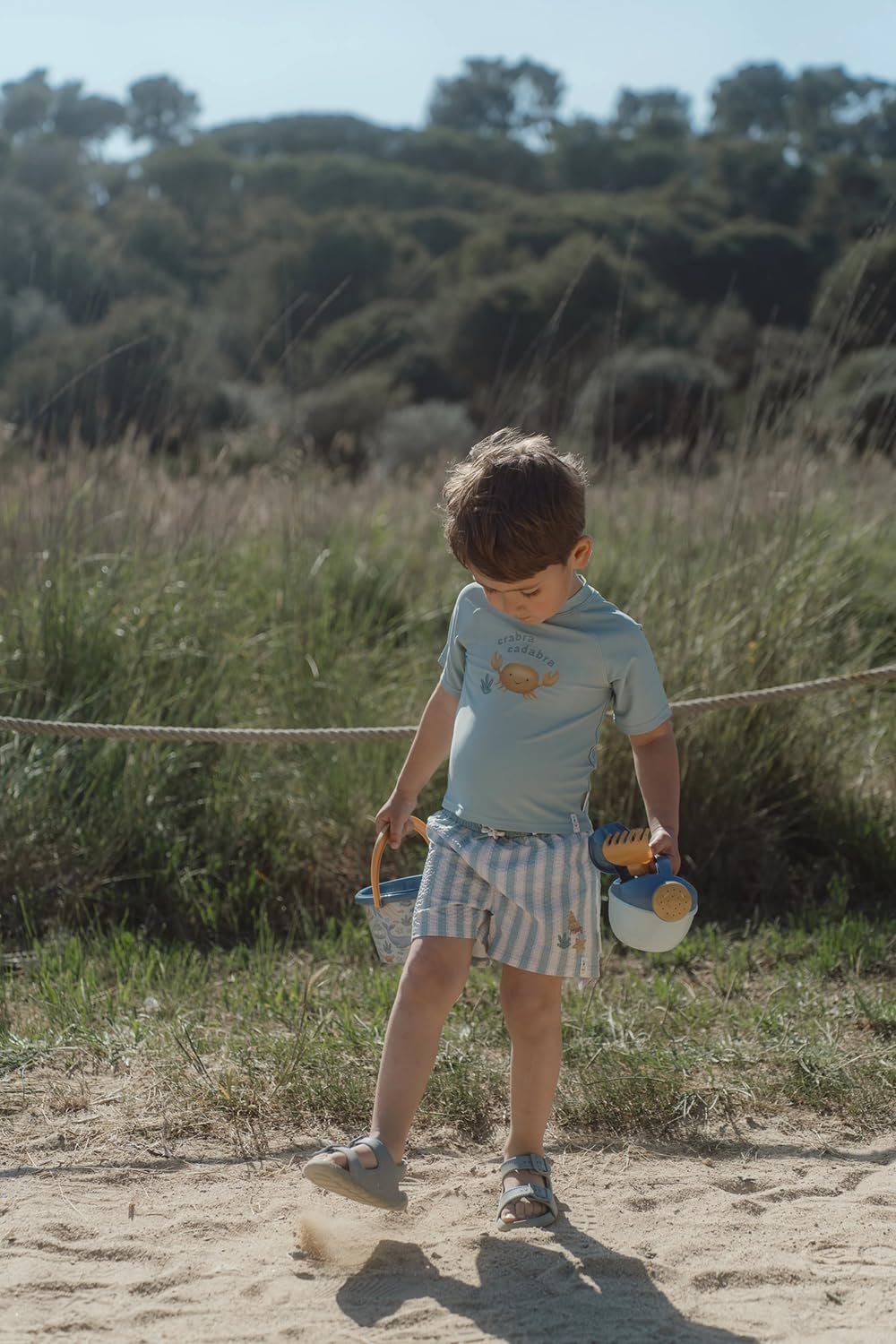 Schwimmshirt kurzarm Krabbe - Ocean Breeze grün (Gr. 62/68)