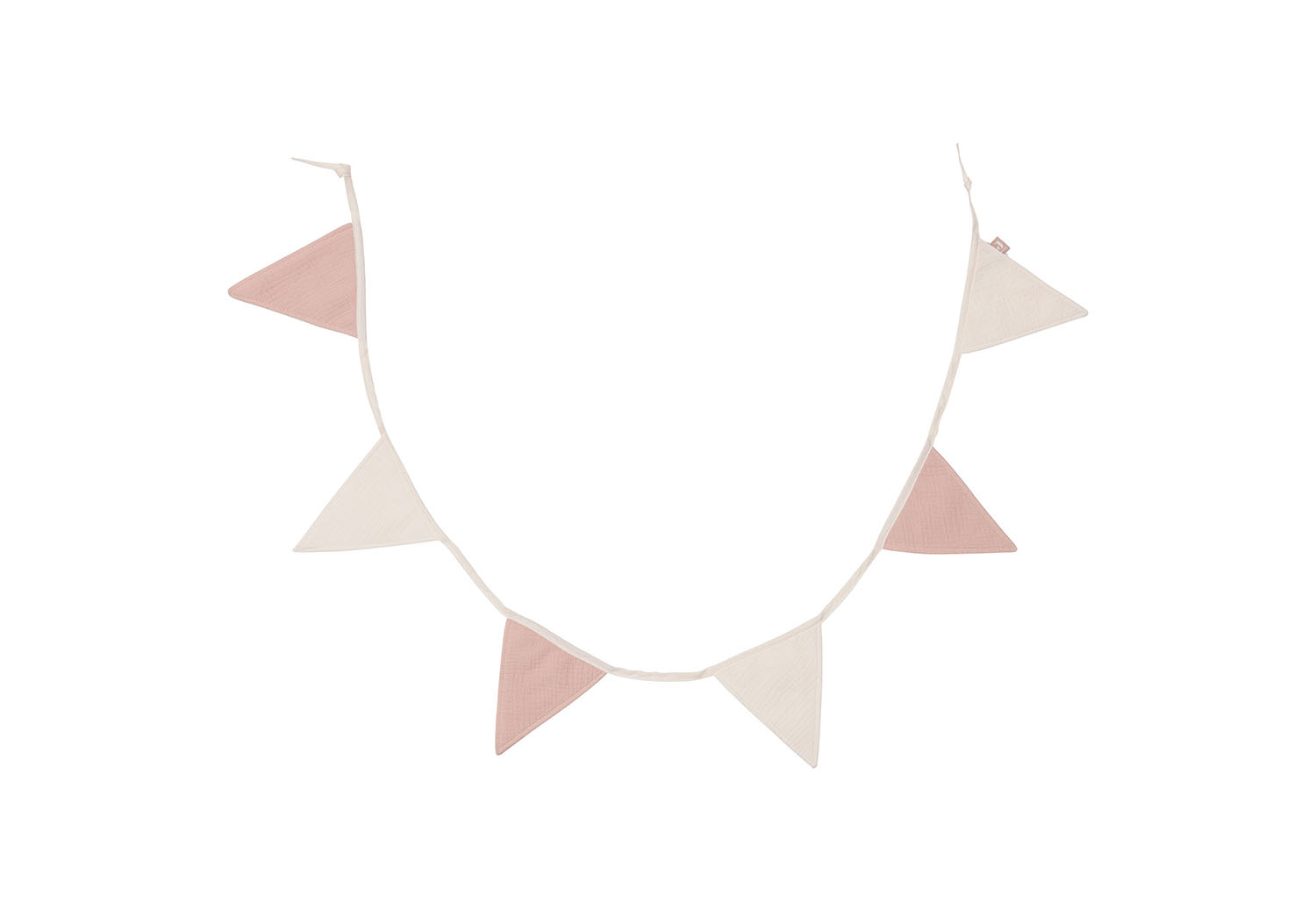 Wimpelkette rosa / ivory