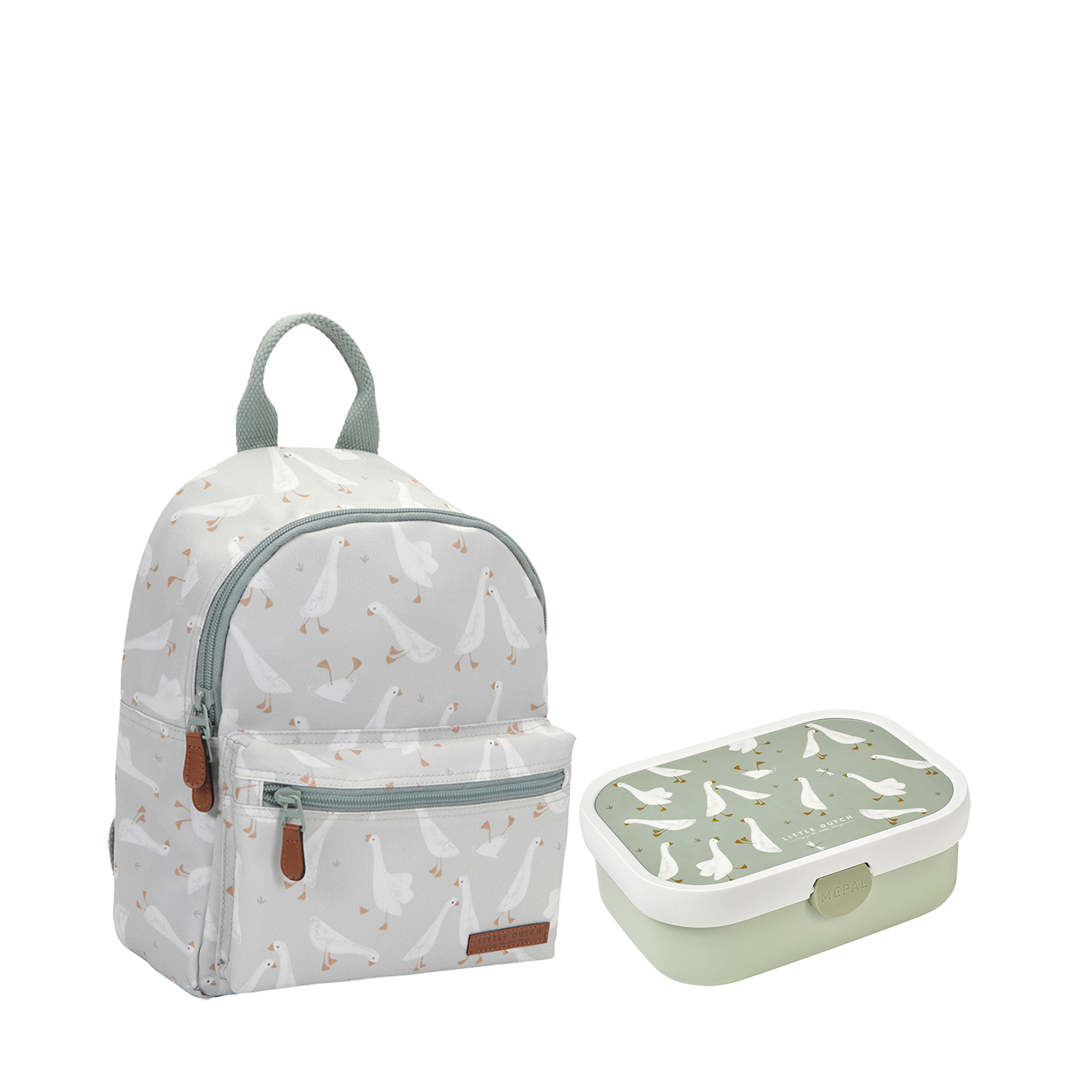 Set Kinderrucksack & Brotdose Campus Little Goose / Kleine Gans