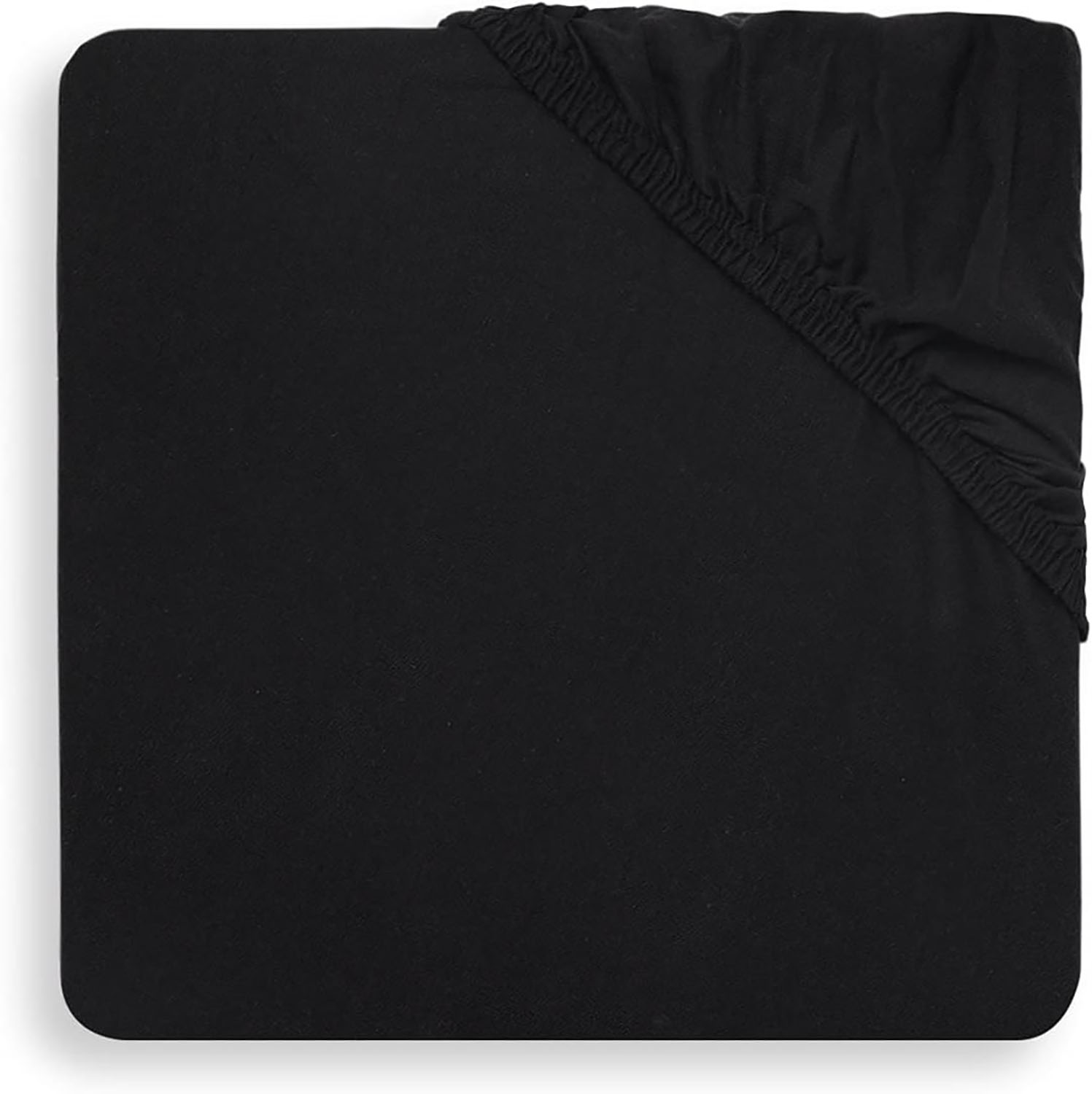 Spannbettlaken für Wiege - Jersey schwarz (40x80 cm) Spannbettlaken für Wiege - Jersey schwarz (40x80 cm)