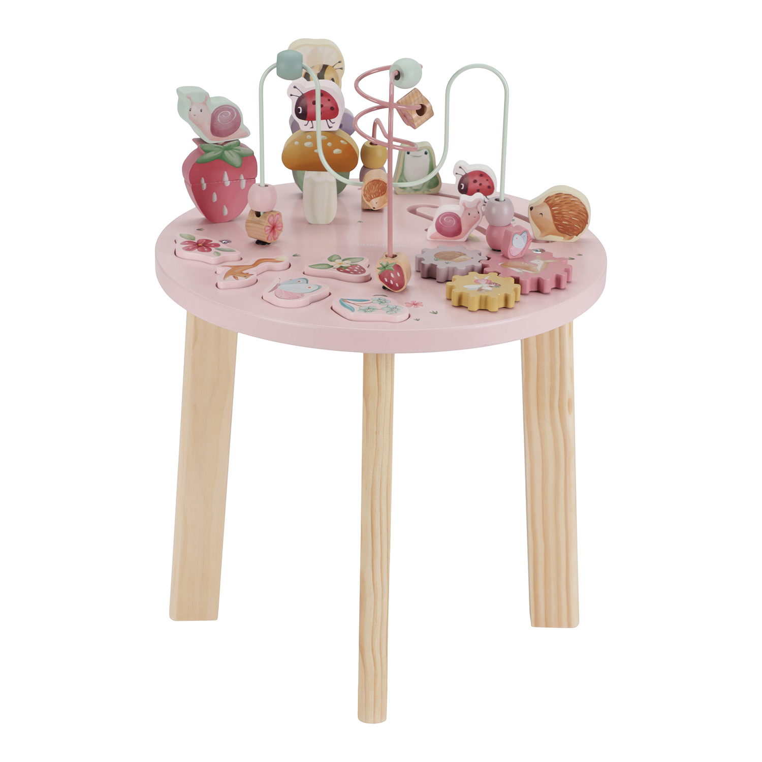 Holz Aktivitätstisch / Spieltisch (FSC) - Fairy Garden rosa Holz Aktivitätstisch / Spieltisch (FSC) - Fairy Garden rosa