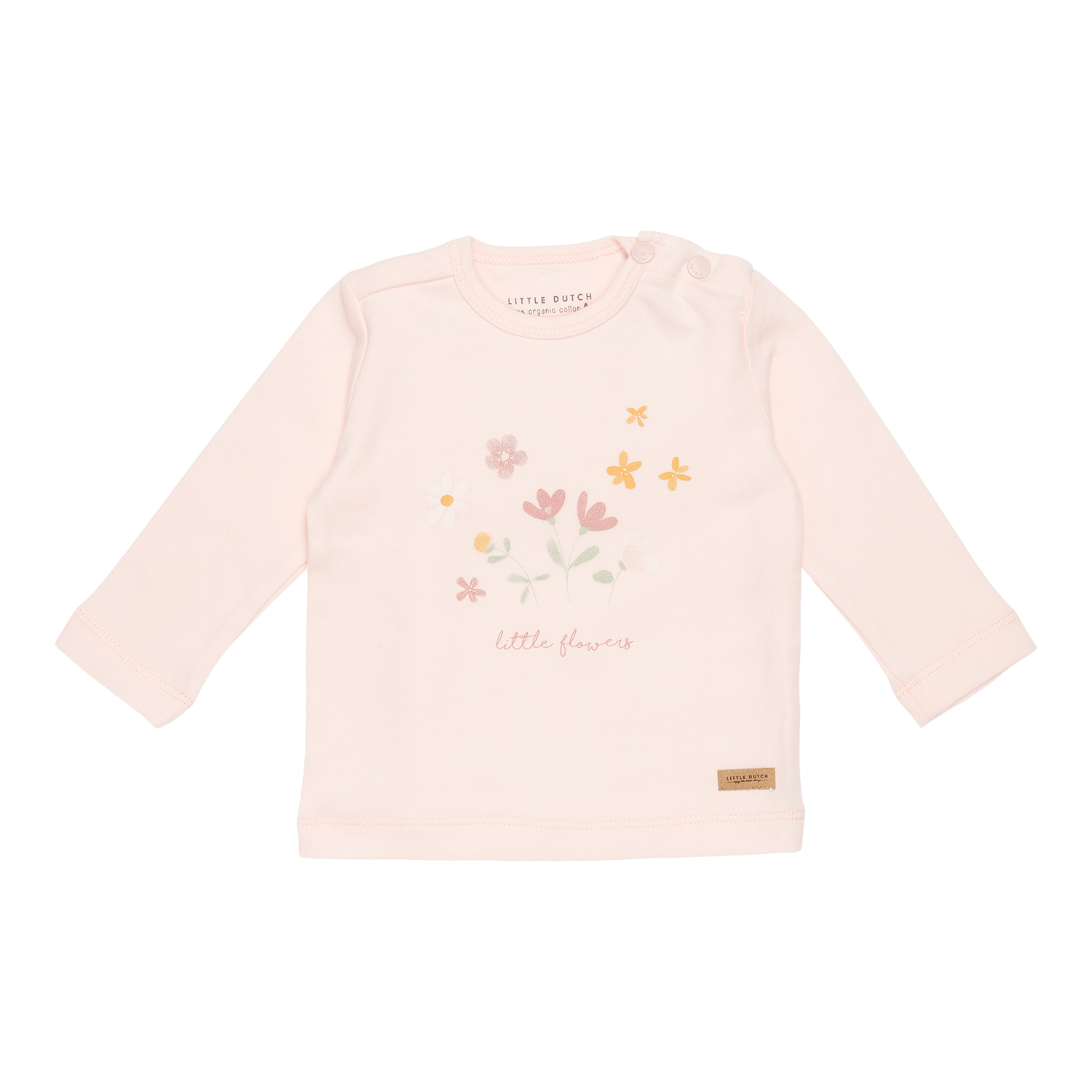 Long Sleeve Shirt / Langarmshirt Blumen rosa (Gr. 62)