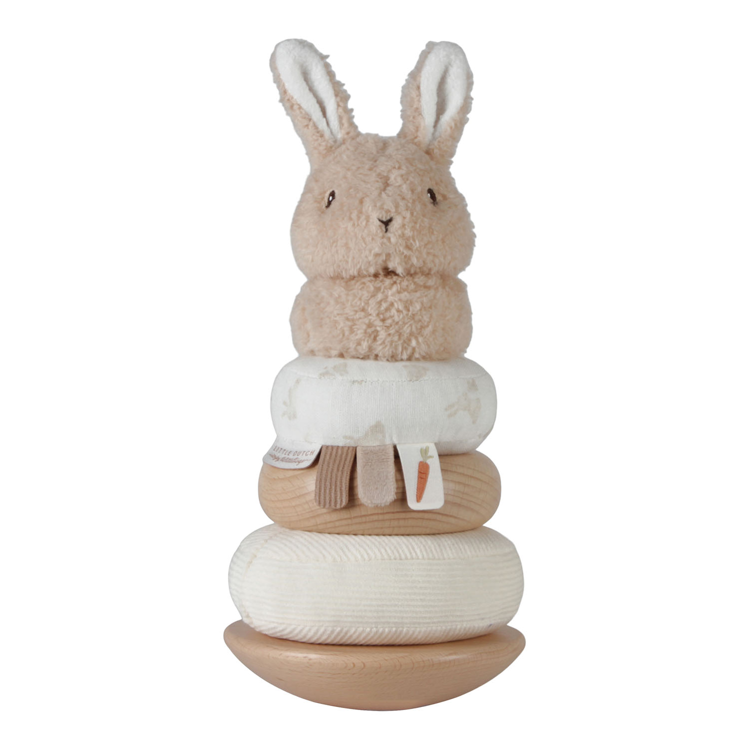 Holz Ring Stapelturm Hase (FSC) Baby Bunny - Newborn Naturals beige Holz Ring Stapelturm Hase (FSC) Baby Bunny - Newborn Naturals beige