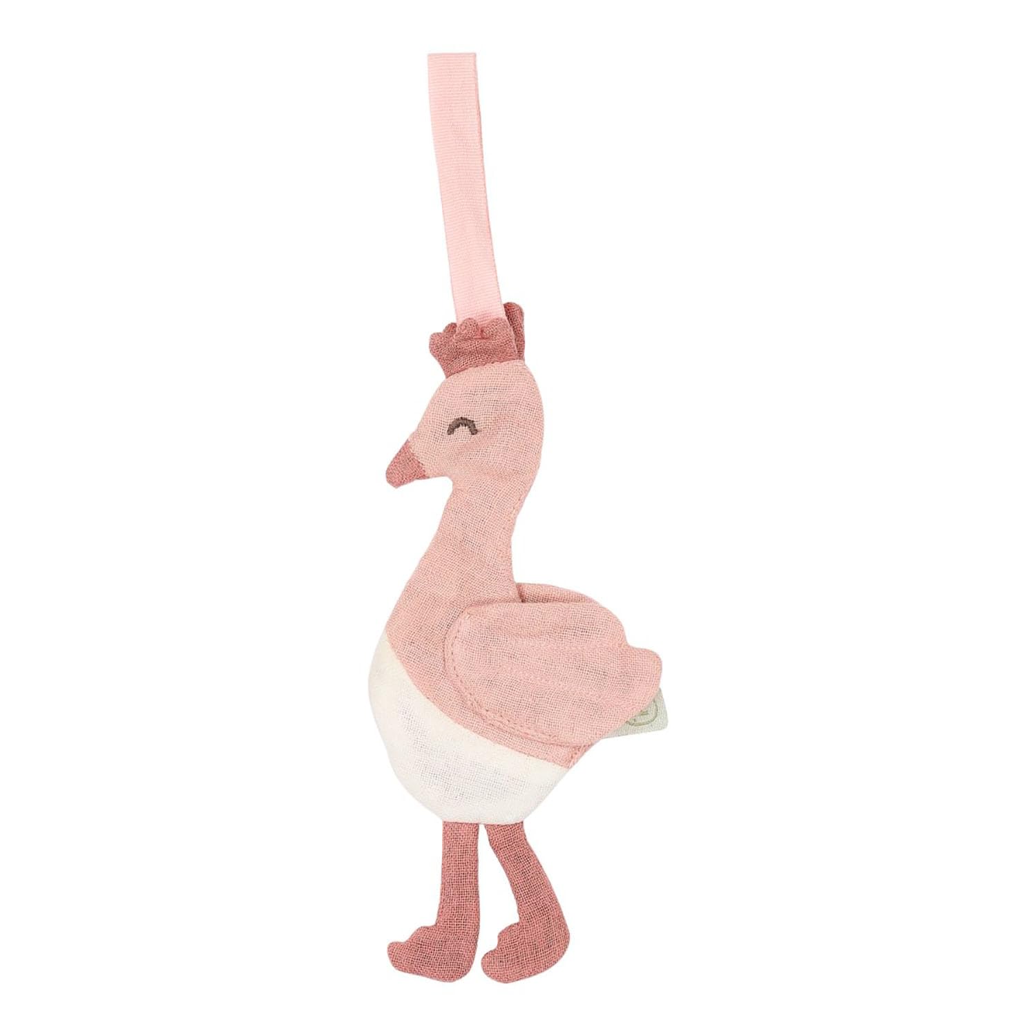 Schnullertuch Flamingo - Safari Friends rosa