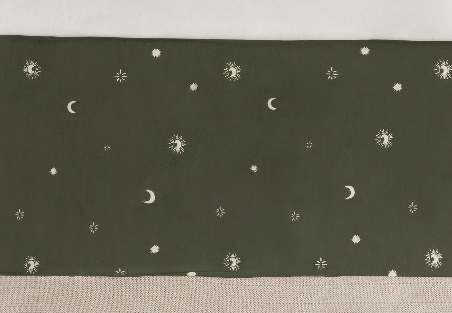 Kinderbettlaken Stargaze grün (120x150 cm)
