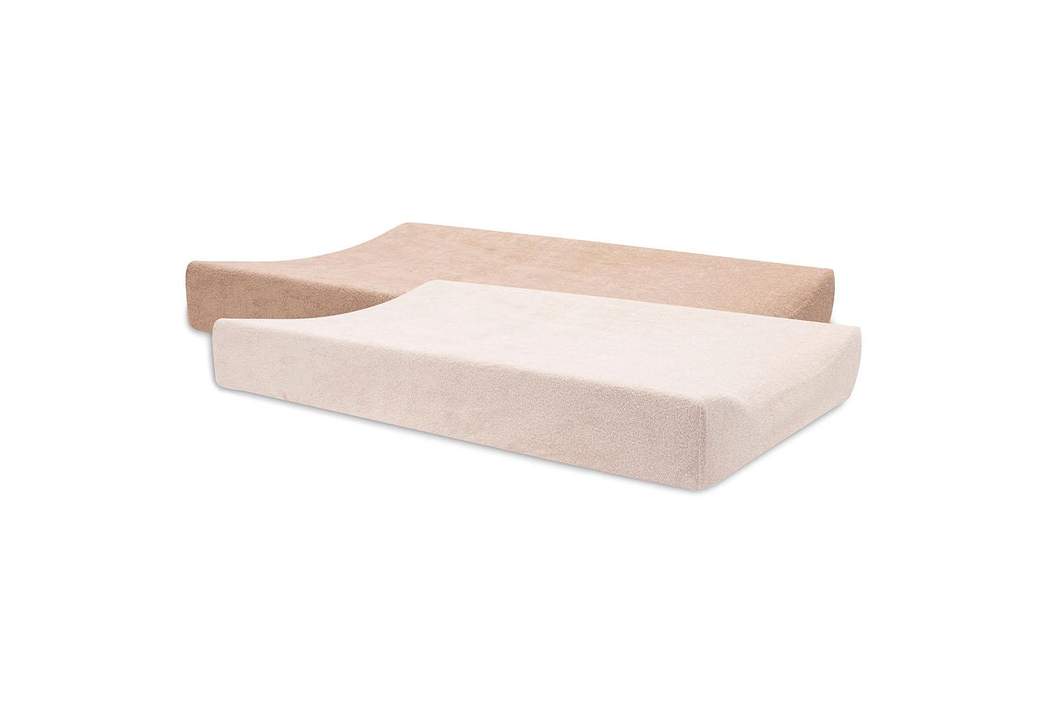 Wickelauflagenbezug 2er Set Frottee - Blush / Wild Rose (50x70 cm)