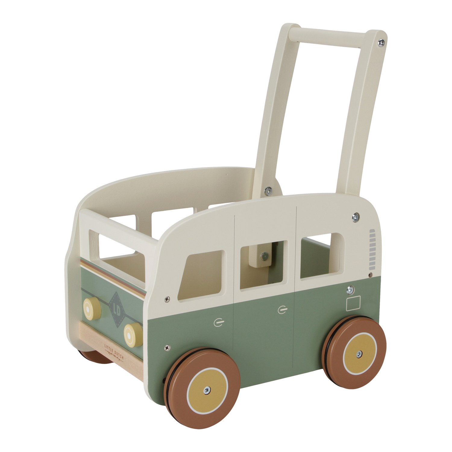 Holz Laufwagen Vintage Camper Bus (FSC)  Holz Laufwagen Vintage Camper Bus (FSC)