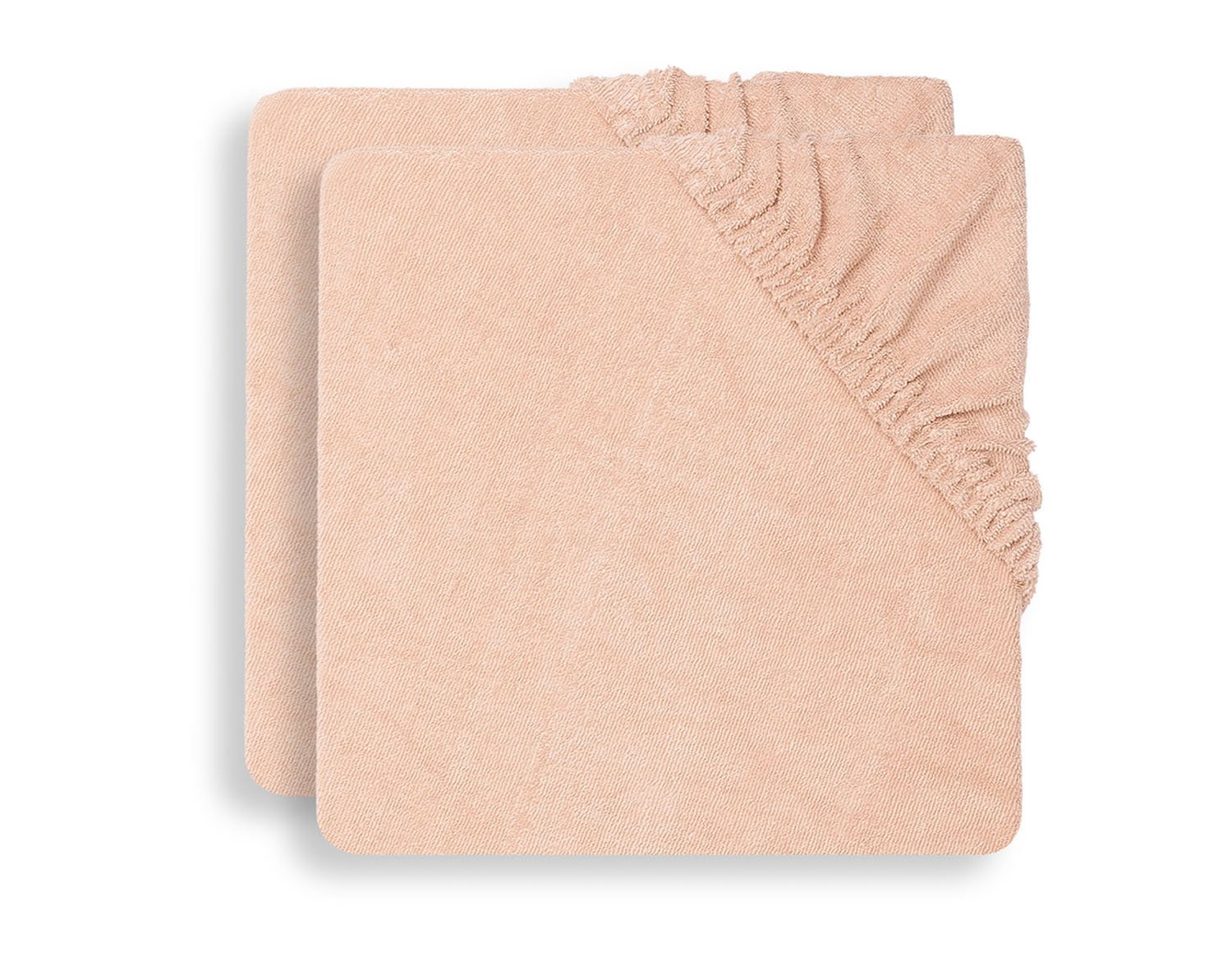 Wickelauflagenbezug 2er Set Frottee Basic rosa (50x70 cm)
