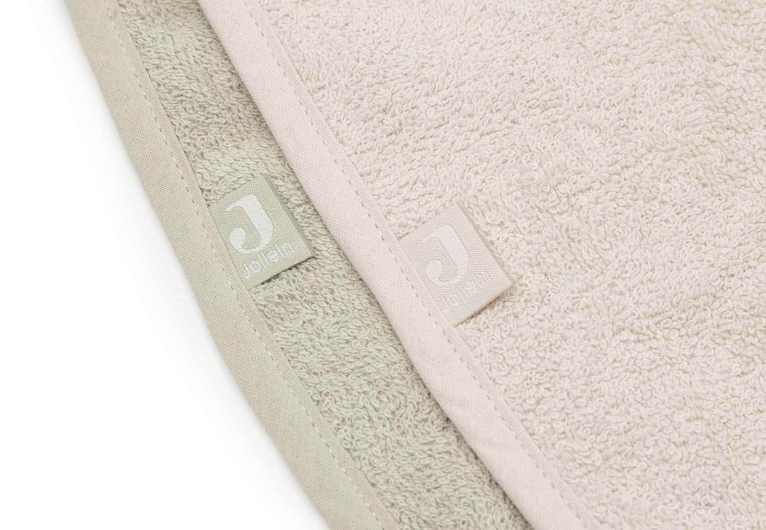 Lätzchen Frottee 2er Set - Soft Matcha / Sand - grün / beige