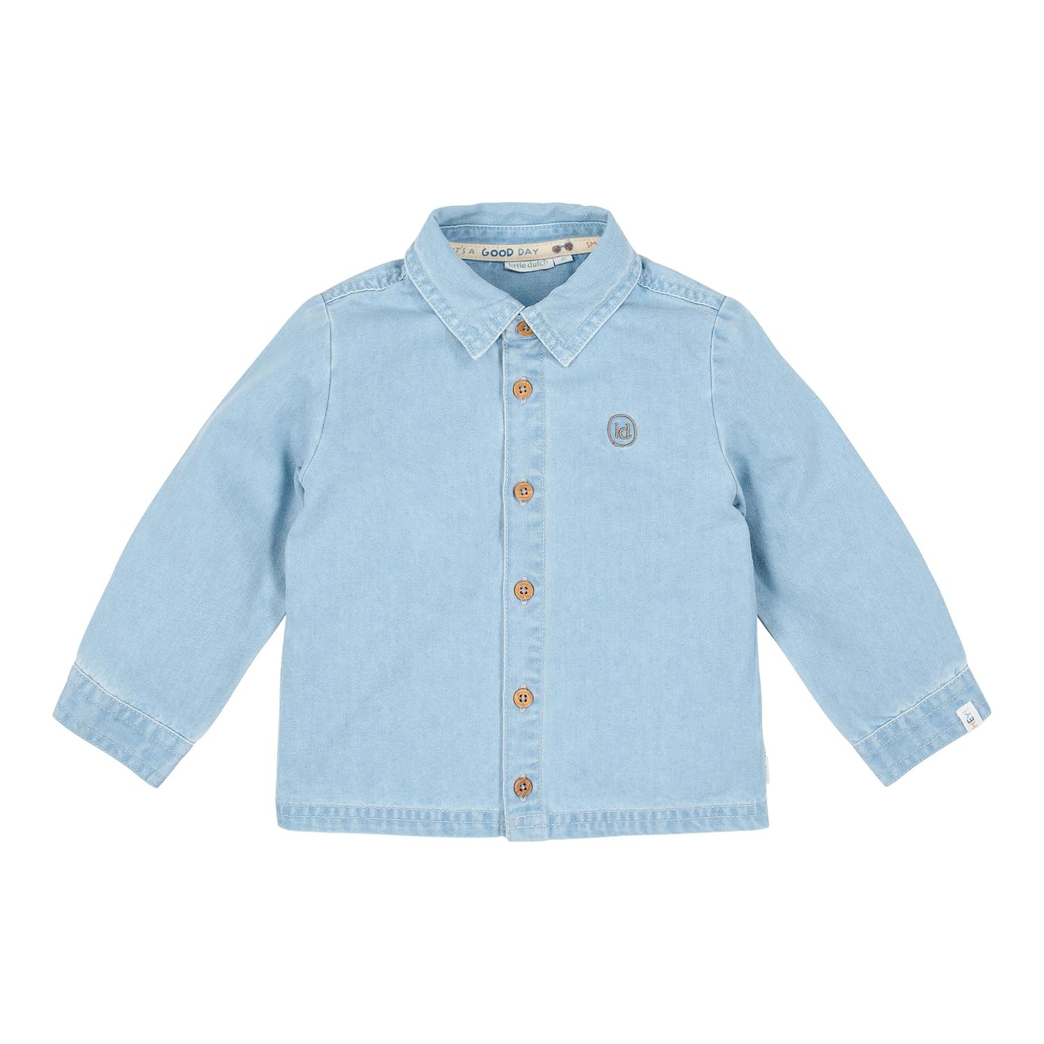 Jeanshemd langarm Denim - Forest Friends blau (Gr. 74)