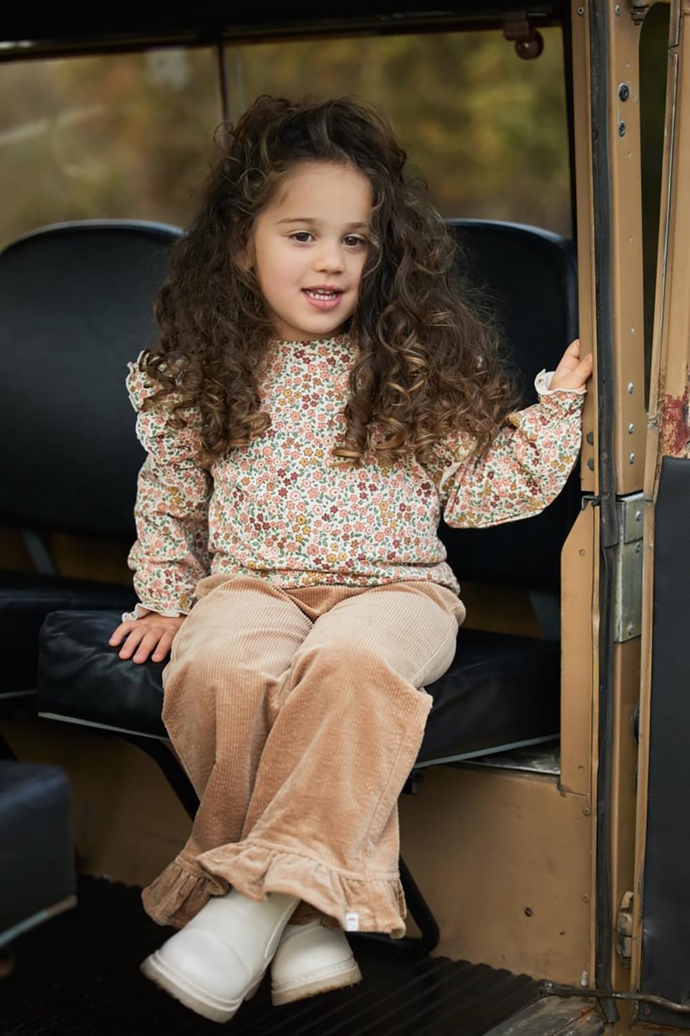 Long Sleeve Shirt / Pullover Blumendruck - Safari Friends rosa (Gr. 74)