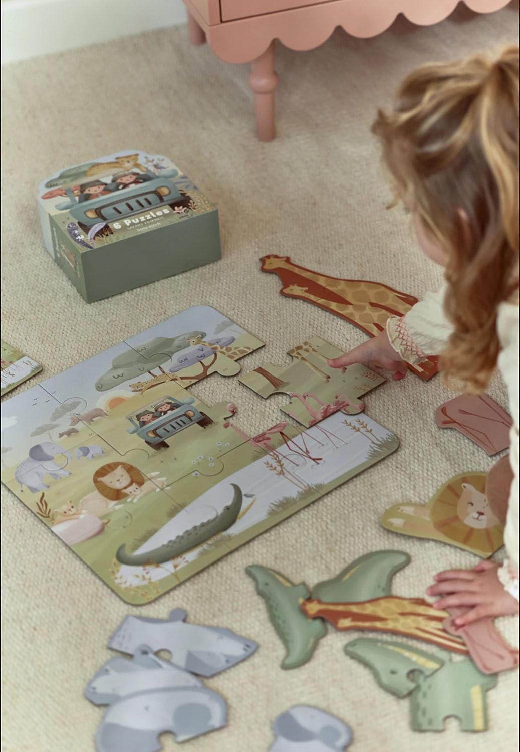 Puzzle 6in1 - Safari Friends