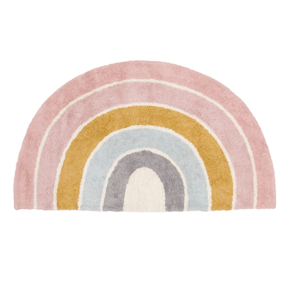 Teppich in Regenbogenform Pure rosa (80x130 cm)