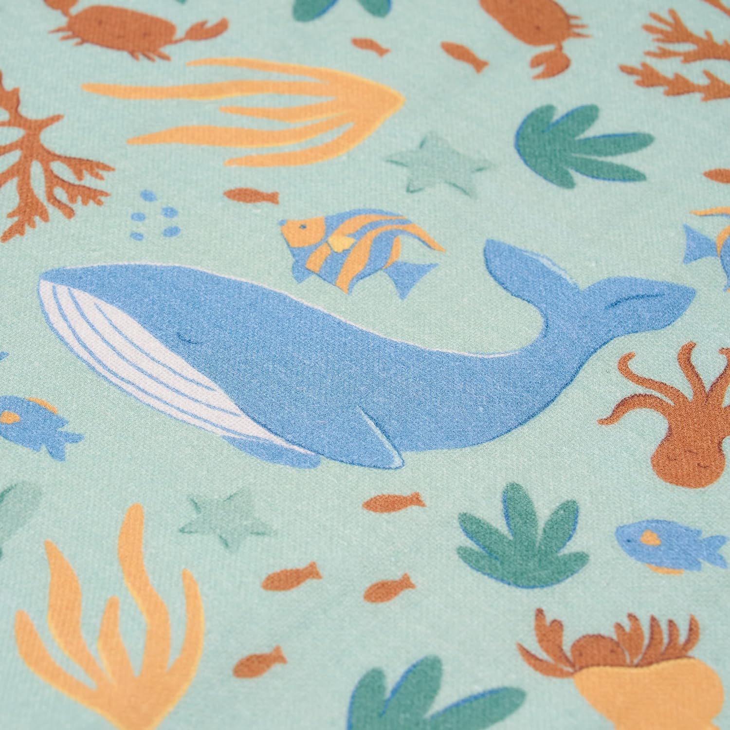 Badeponcho / Strandponcho - Ocean World grün