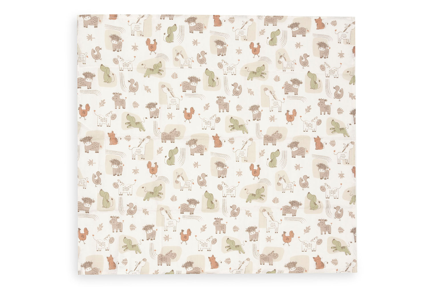 Mulltücher 3er Set - Barn Buddies (70x70 cm)