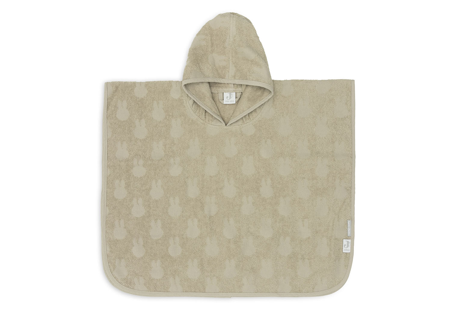 Badeponcho / Strandponcho Miffy Frottee olive