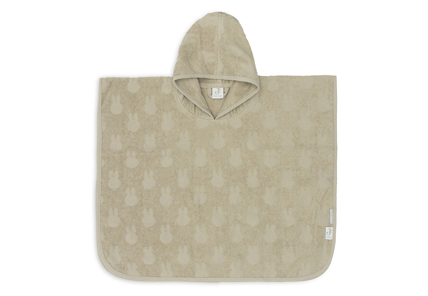 Badeponcho / Strandponcho Miffy Frottee olive