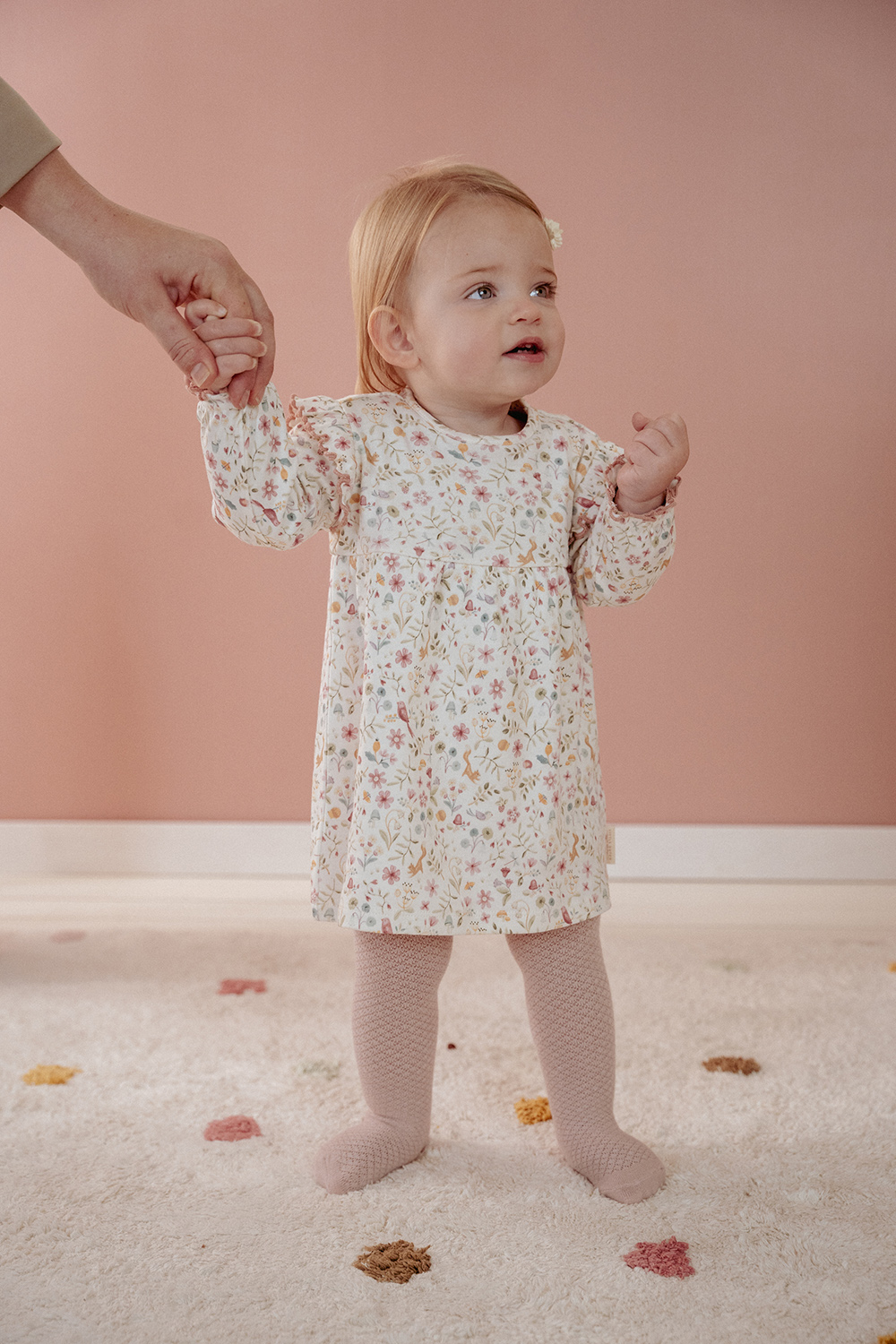 Kleid langärmlig mit Rüschen - Fairy Garden (Gr. 62)