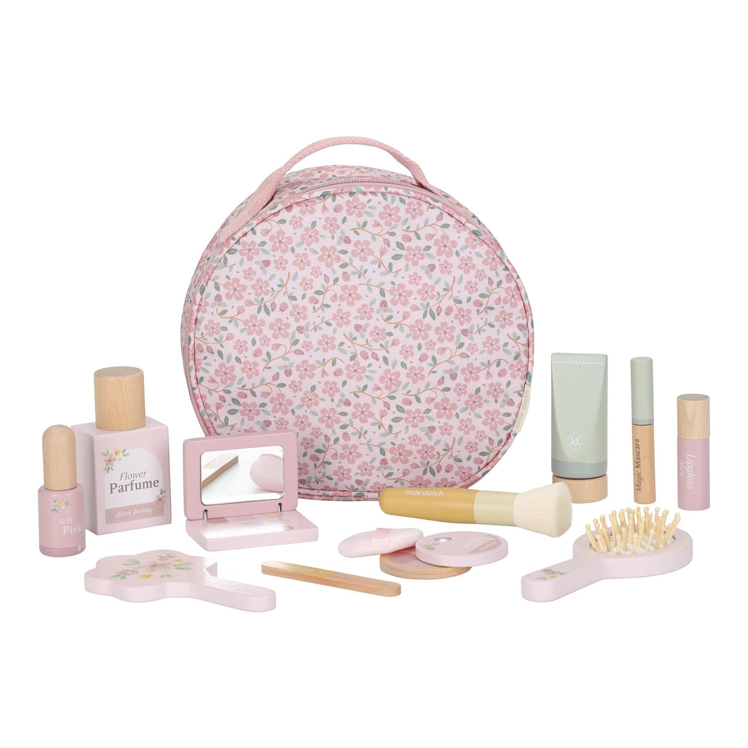 Holz Spielset Schminkkoffer Beautycase - Essentials