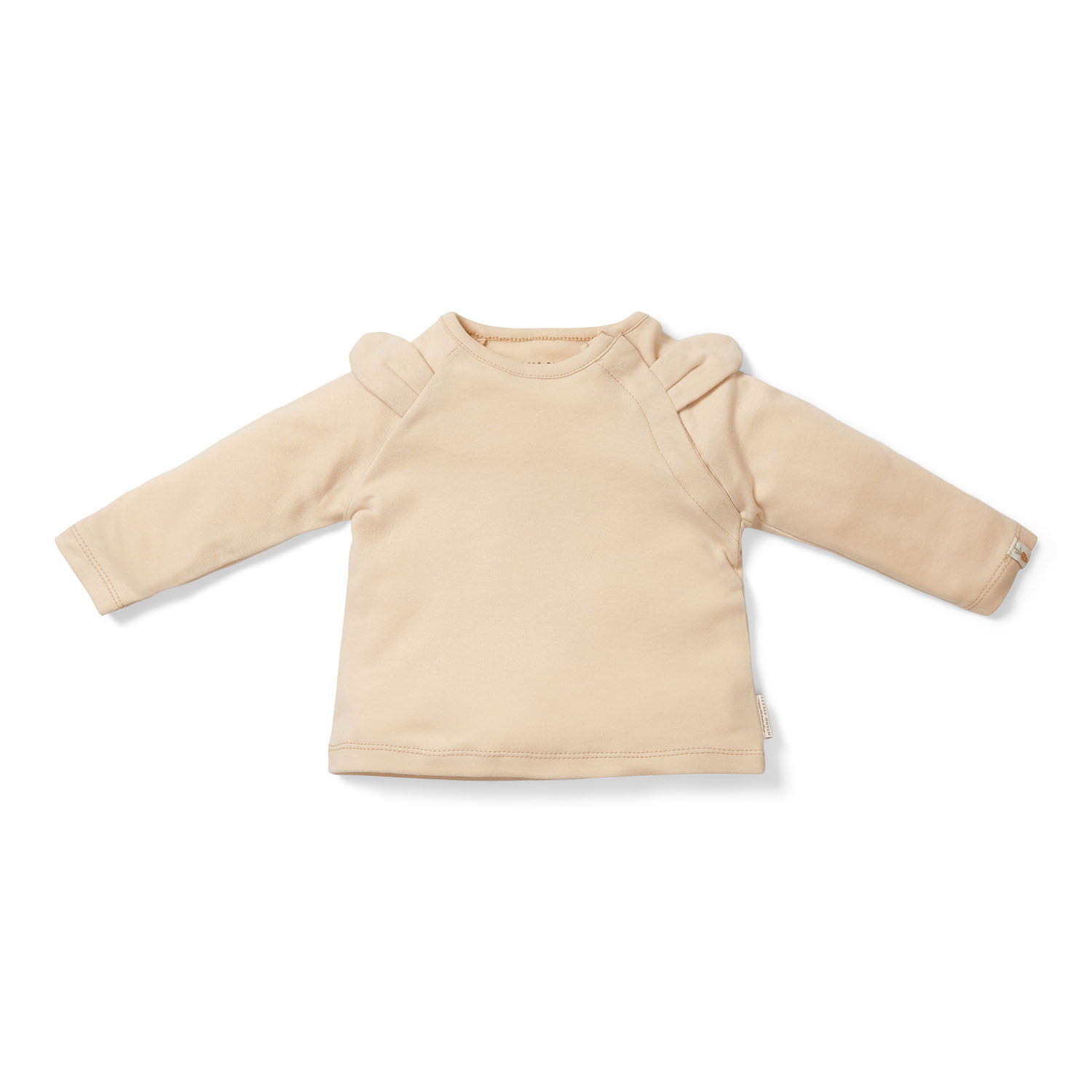 Long Sleeve Shirt / Langarmshirt Bunny mit Ohren Winter beige (Gr. 62)