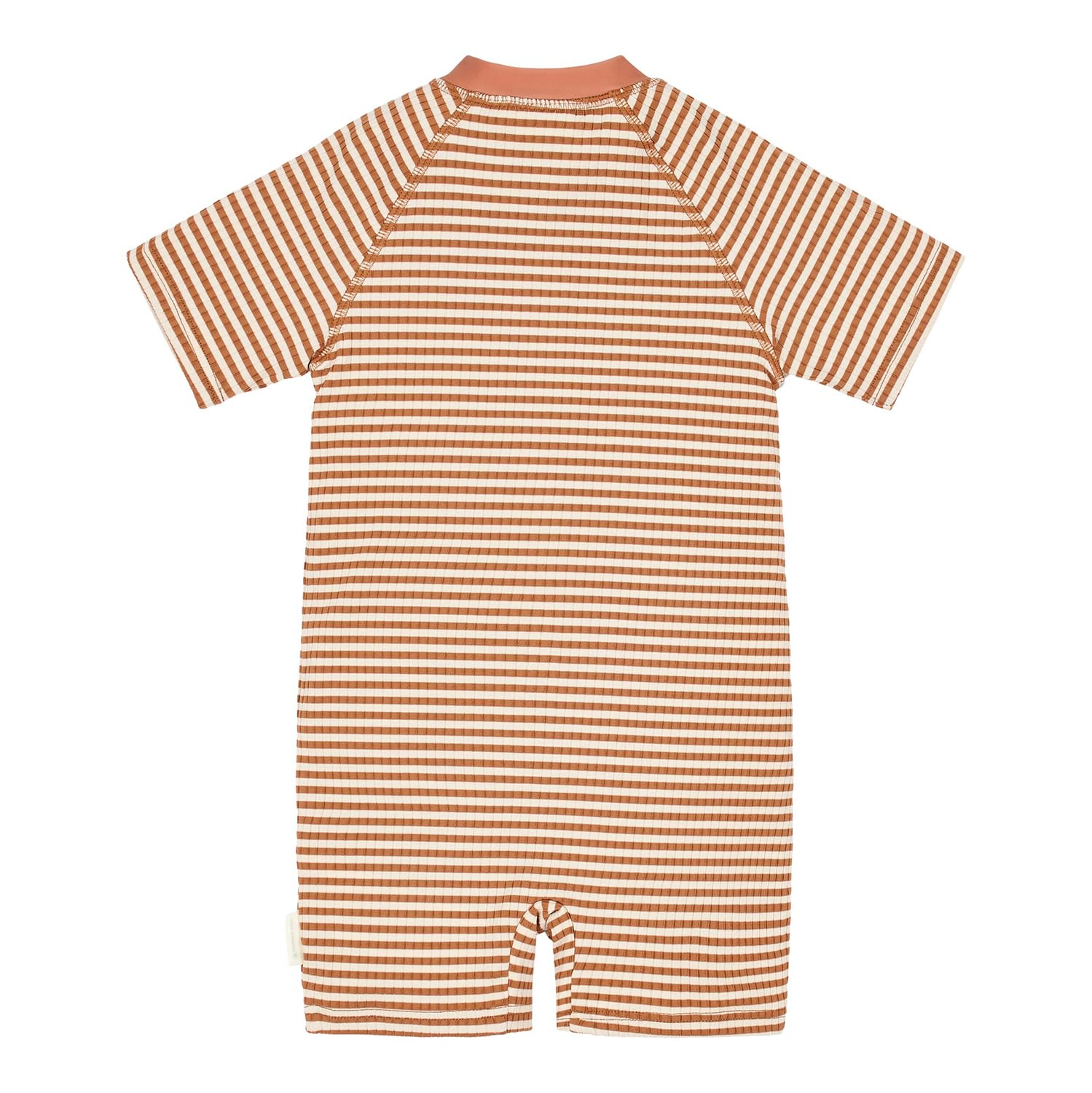 Schwimmanzug kurzarm - Ocean Brown Stripes braun / weiß (Gr. 86/92)