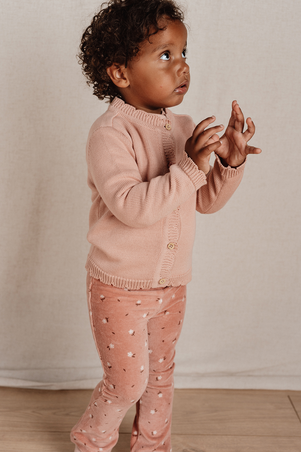 Strickjacke - Little Farm soft rose (Gr. 86)