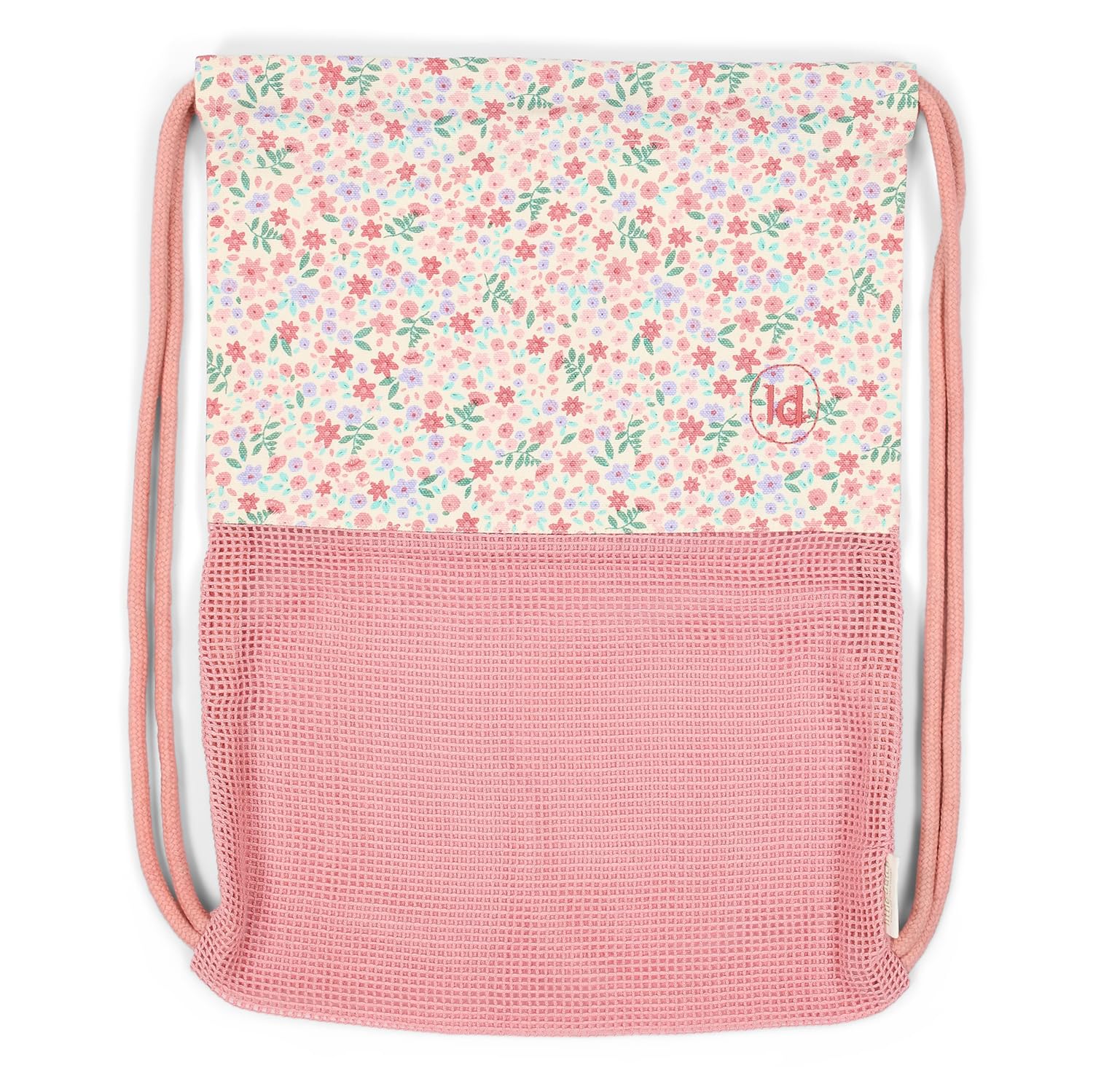Kinderturnbeutel - Dreamy Flowerfield rosa