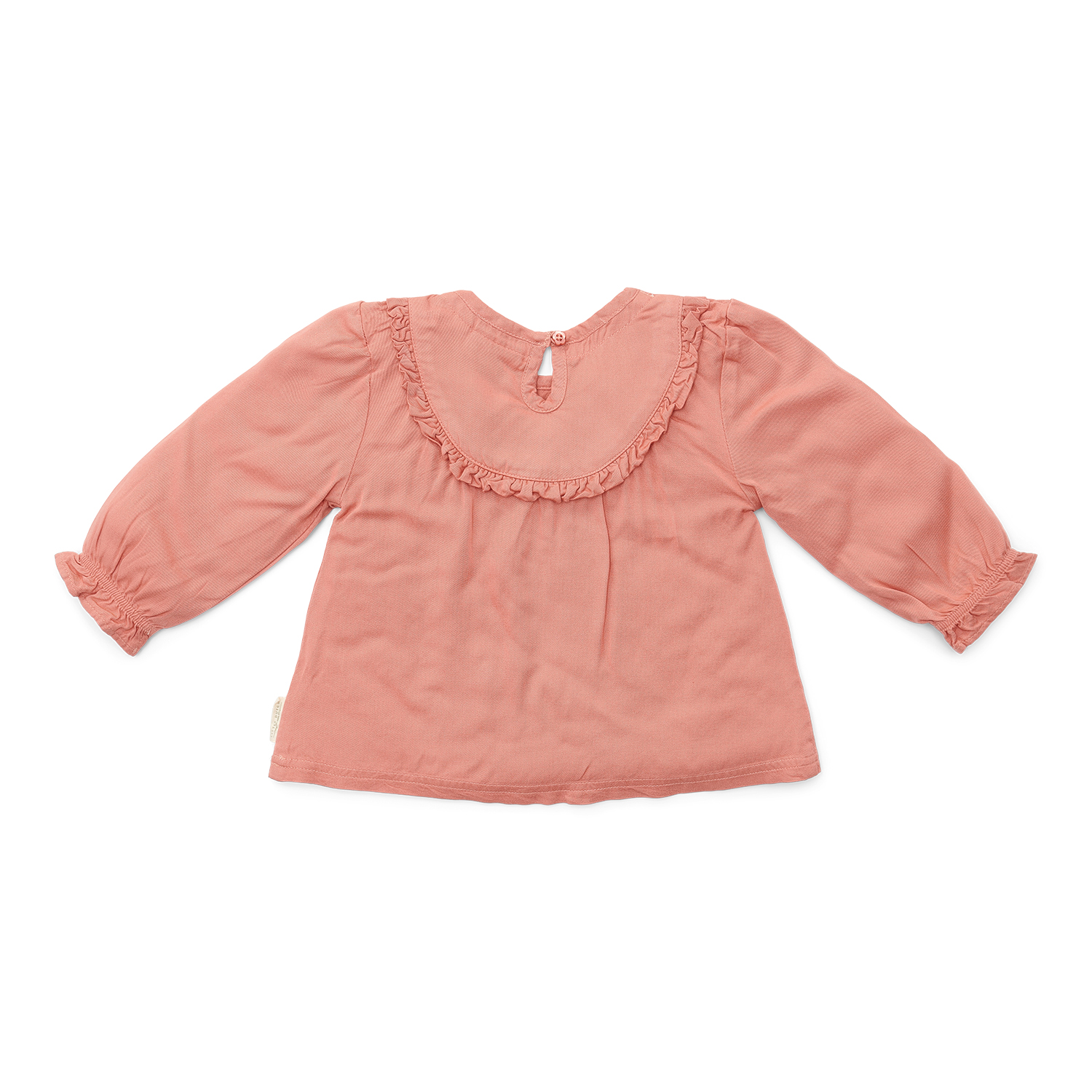 Bluse langarm - Little Farm warm rose (Gr. 98)