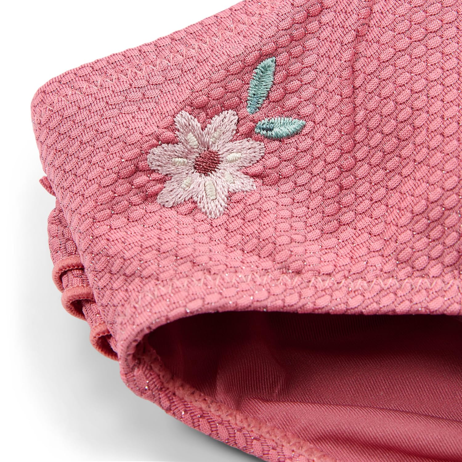 Badehose mit Rüschen und Glitzer - Dreamy Pink Sparkle rosa (Gr. 62/68)