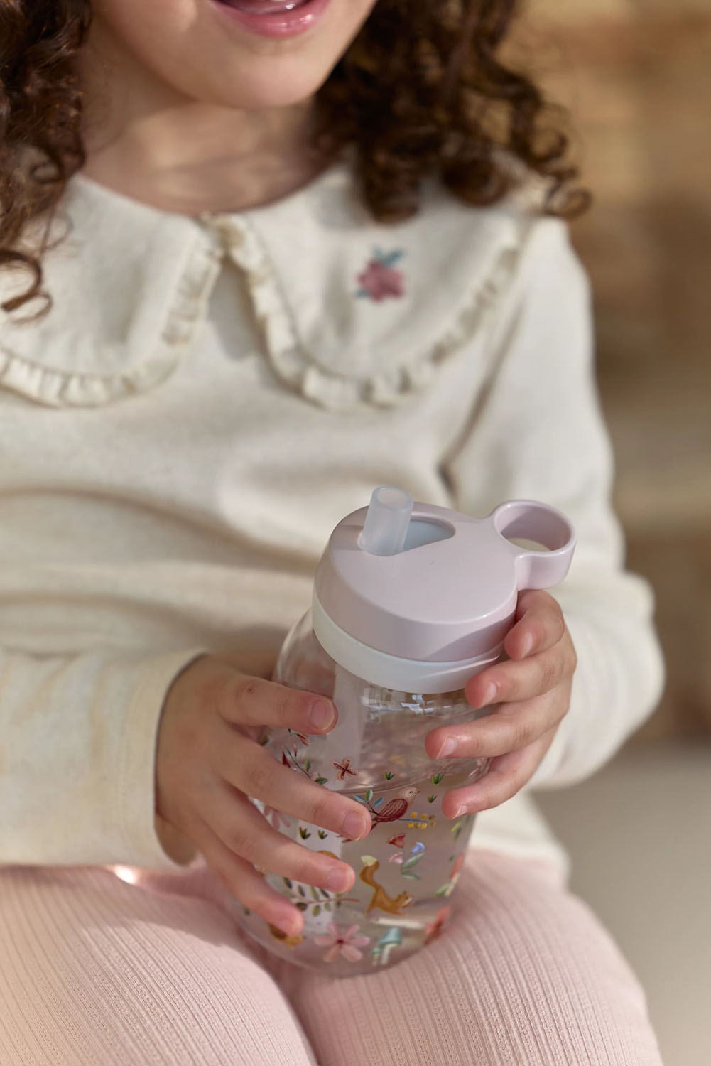Trinkflasche mit Trinkhalm Campus Fairy Wonders - Fairy Garden 450 ml