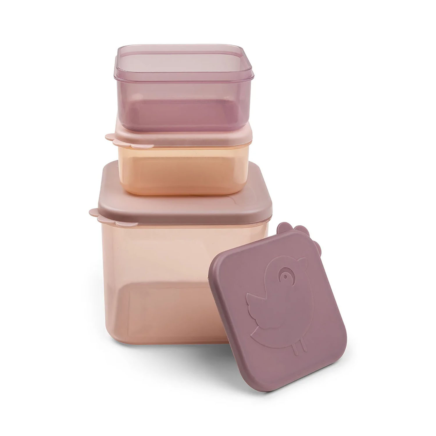 Snackdosen 3er Set Elefant Elphee rosa Snackdosen 3er Set Elefant Elphee rosa