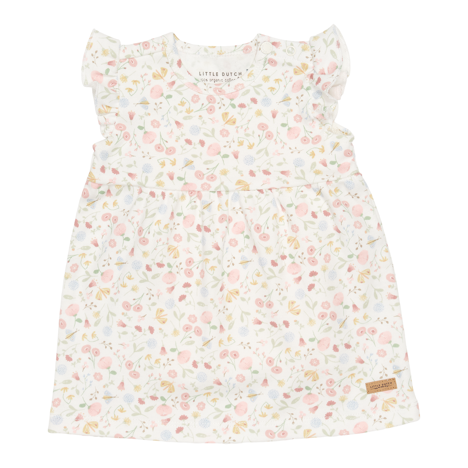 Kleid ärmellos mit Rüschen - Flowers & Butterflies (Gr. 50/56) Kleid ärmellos mit Rüschen - Flowers & Butterflies (Gr. 50/56)