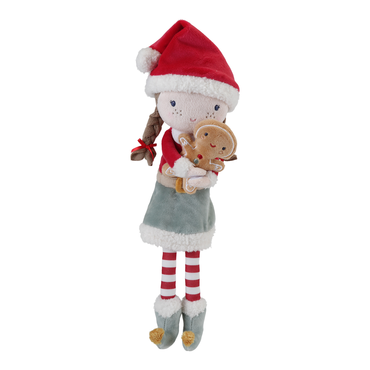 Stoffpuppe Weihnachten Rosa (35 cm)