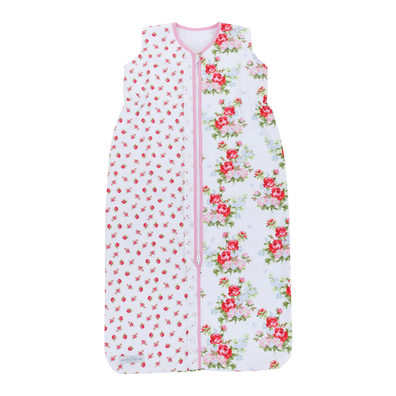 Schlafsack Sommerschlafsack pink Roses (Gr. 80 cm)