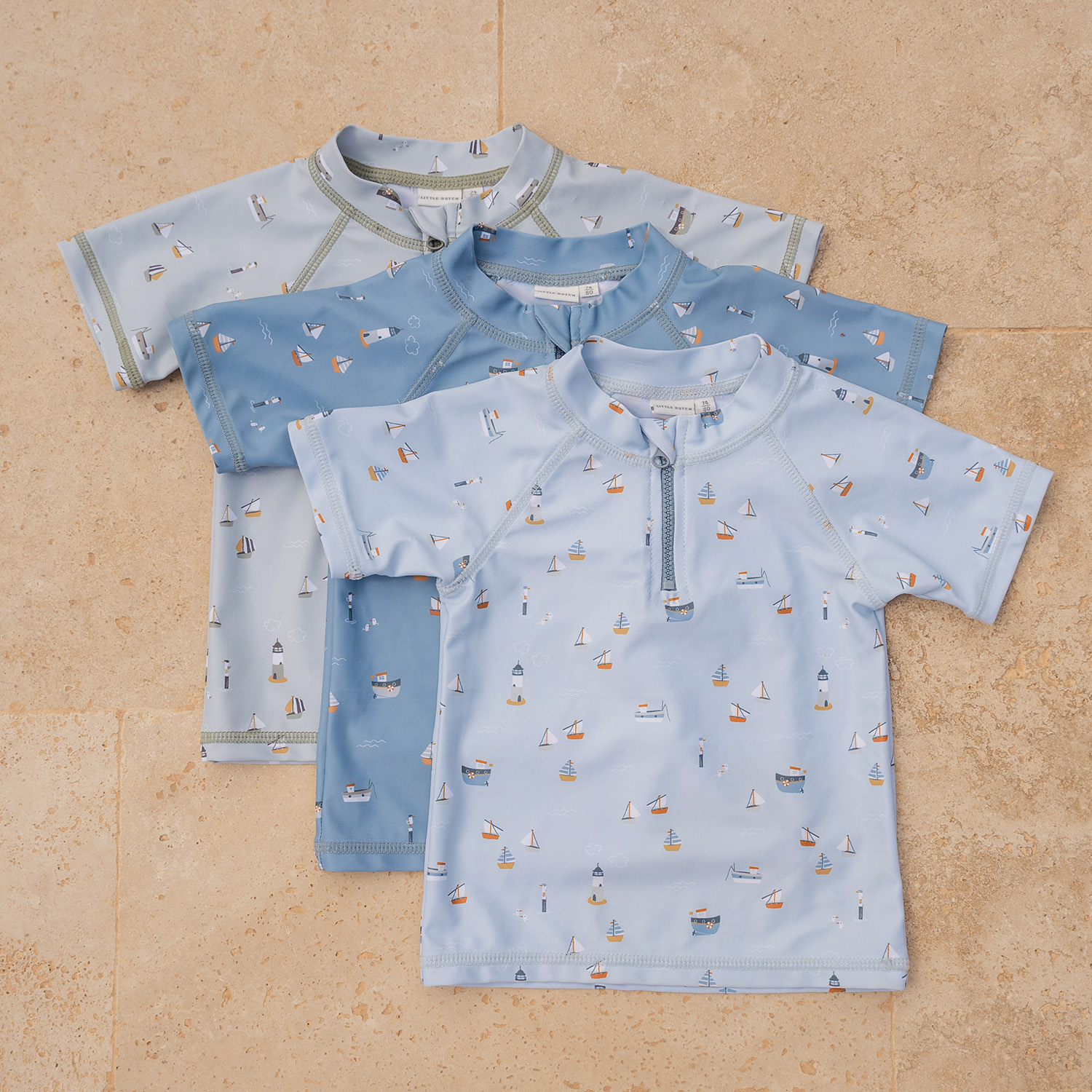 Schwimmshirt kurzarm - Sailors Bay dunkelblau (Gr. 98/104)