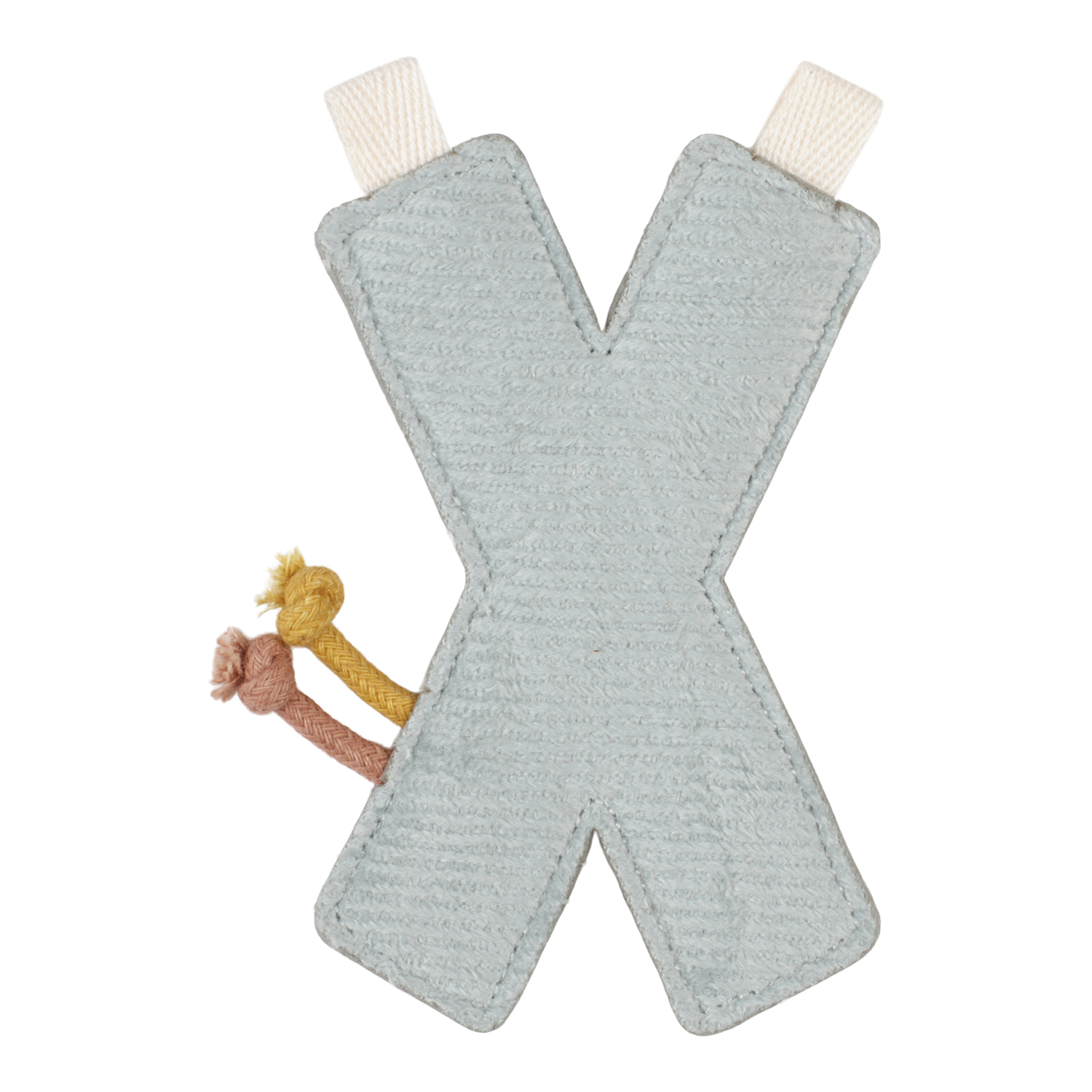 Anhänger Stoffbuchstabe "X" Anhänger Stoffbuchstabe "X"