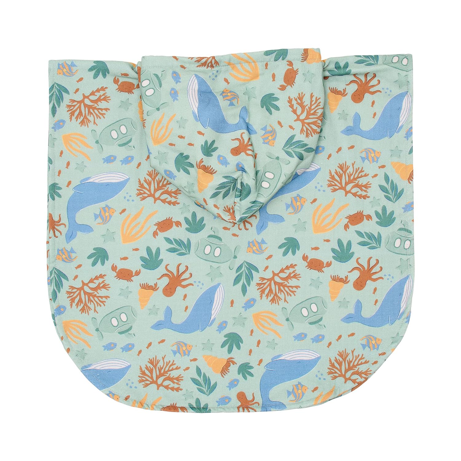 Badeponcho / Strandponcho - Ocean World grün
