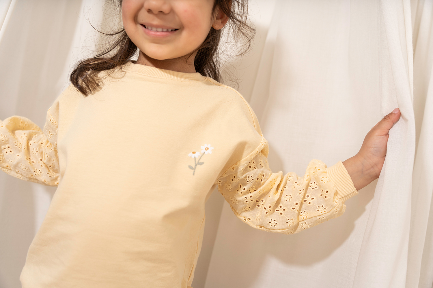 Long Sleeve Shirt / Pullover Honey Yellow - Little Farm gelb (Gr. 104)
