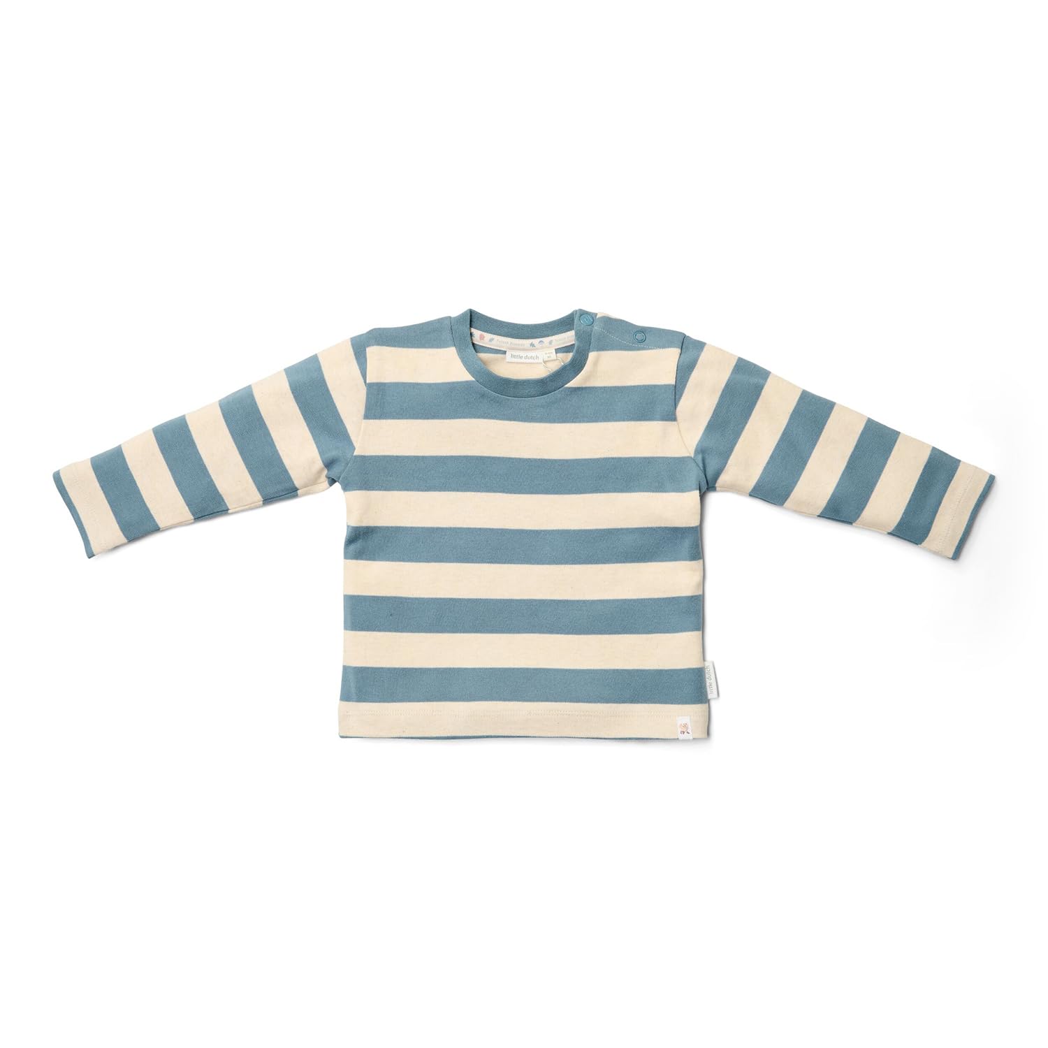Long Sleeve Shirt / Langarmshirt Stone Blue Stripe - Forest Friends blau (Gr. 74)