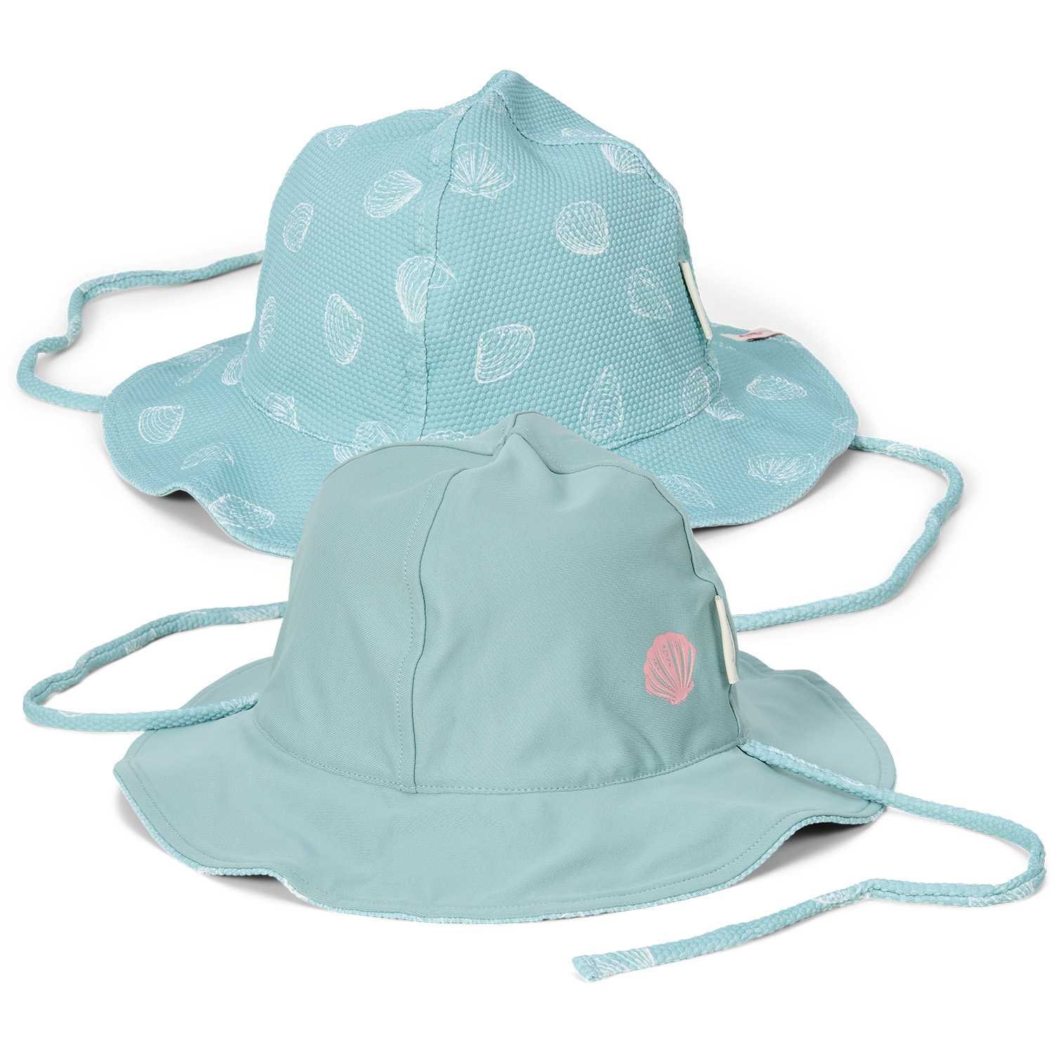 Sonnenhut wendbar - Ocean Treasures Surf Blue (Gr. 1 / 0-12 Monate)