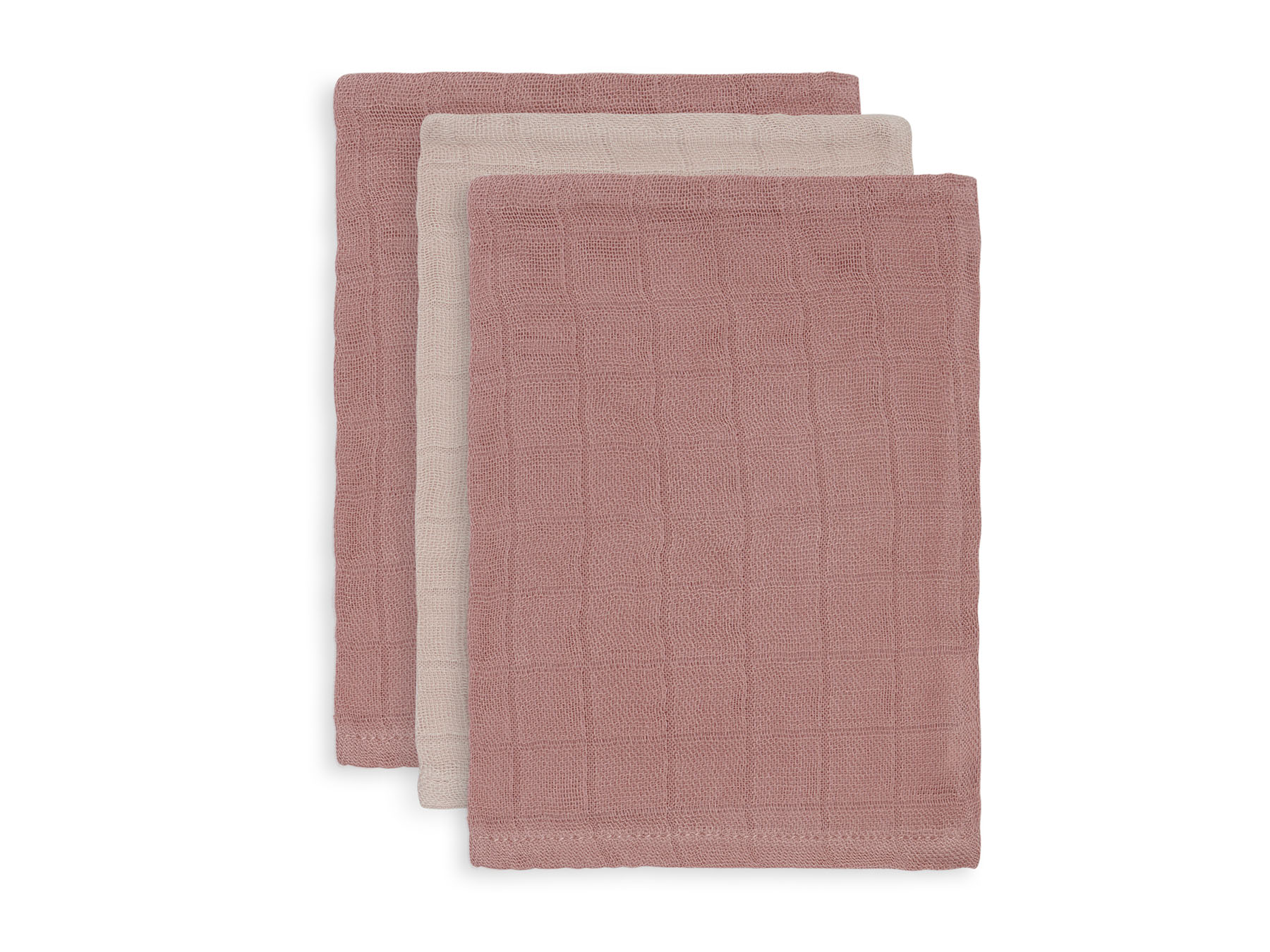 Waschlappen / Waschhandschuhe Bambus 3er Set rosa 