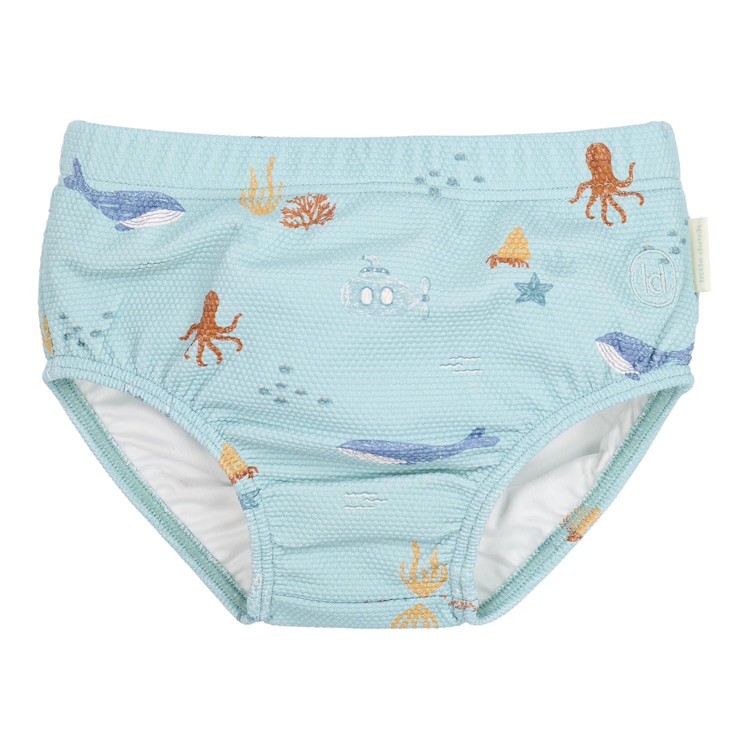 Badehose / Schwimmwindel - Ocean Friends grün (Gr. 74/80)
