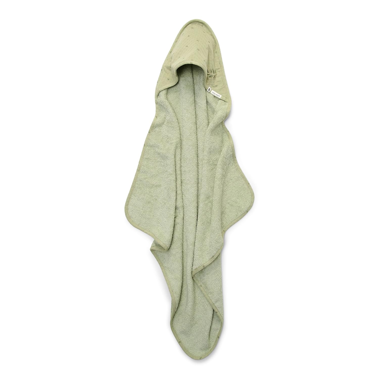 Kapuzenhandtuch Frottee Pure Sage - Essentials grün (75x75 cm)