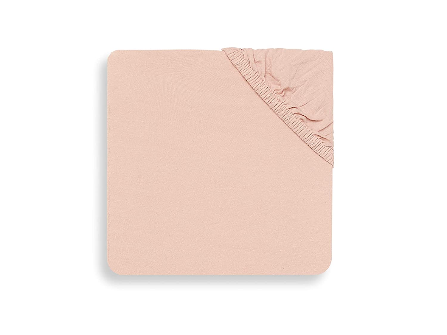 Spannbettlaken für Babybett Jersey rosa (60x120 cm)
